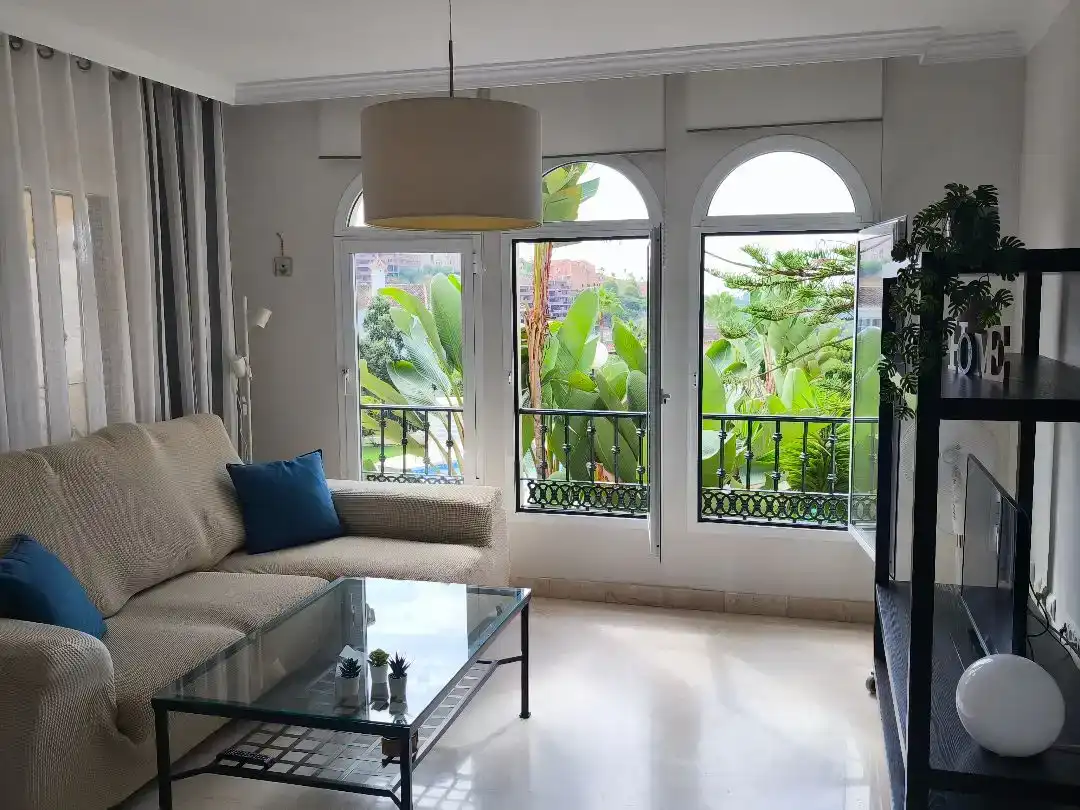Living room of Flat for rent in Elviria - Cabopino