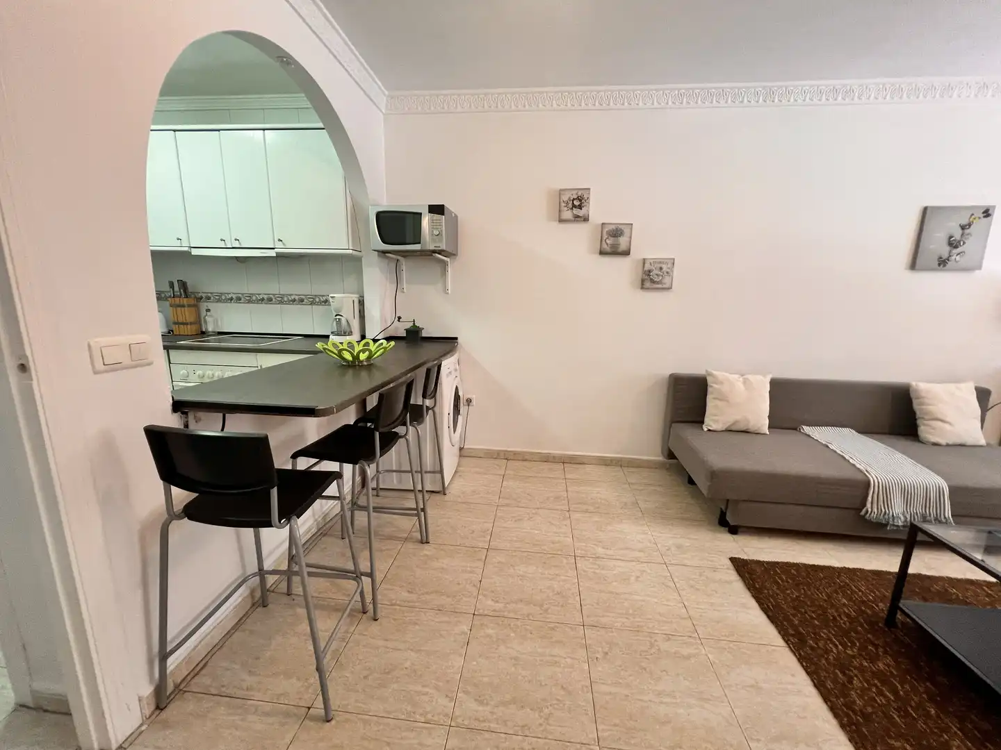Cuina de Apartament en venda en Mijas amb Aire condicionat i Piscina comunitària