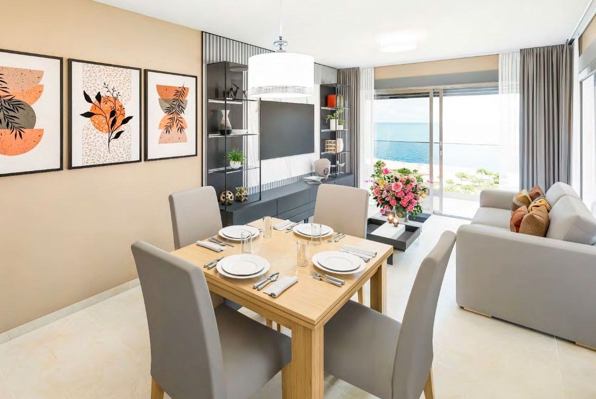 Menjador de Apartament en venda en Oropesa del Mar / Orpesa amb Aire condicionat, Calefacció i Jardí privat