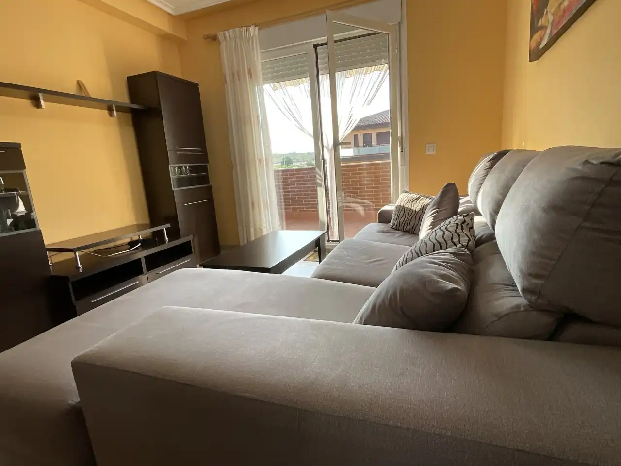 Living room of Flat for sale in Alesanco  with Heating, Terrace and Furnished