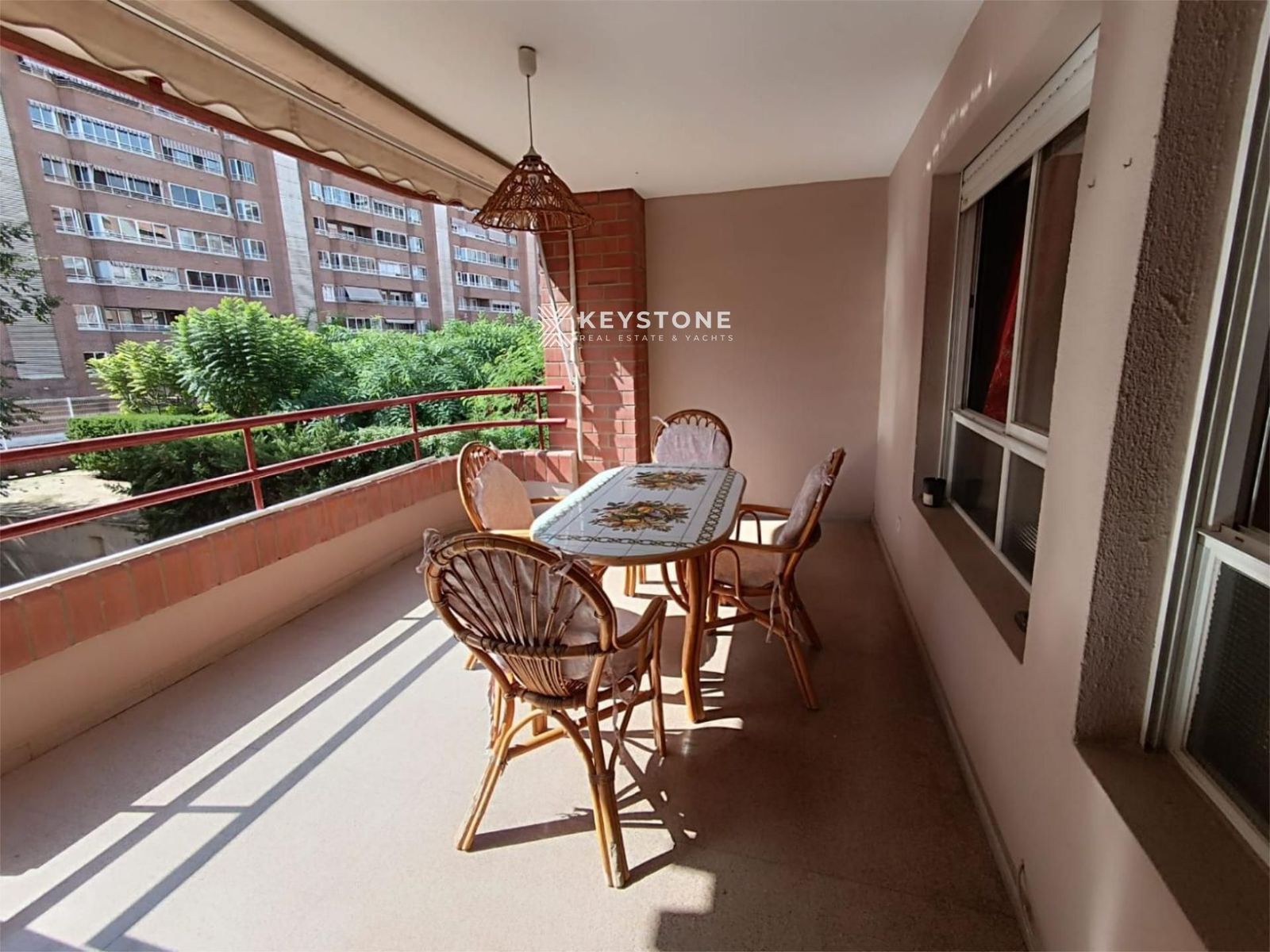 Terrace of Flat to rent in Alicante / Alacant  with Air Conditioner, Terrace and Swimming Pool
