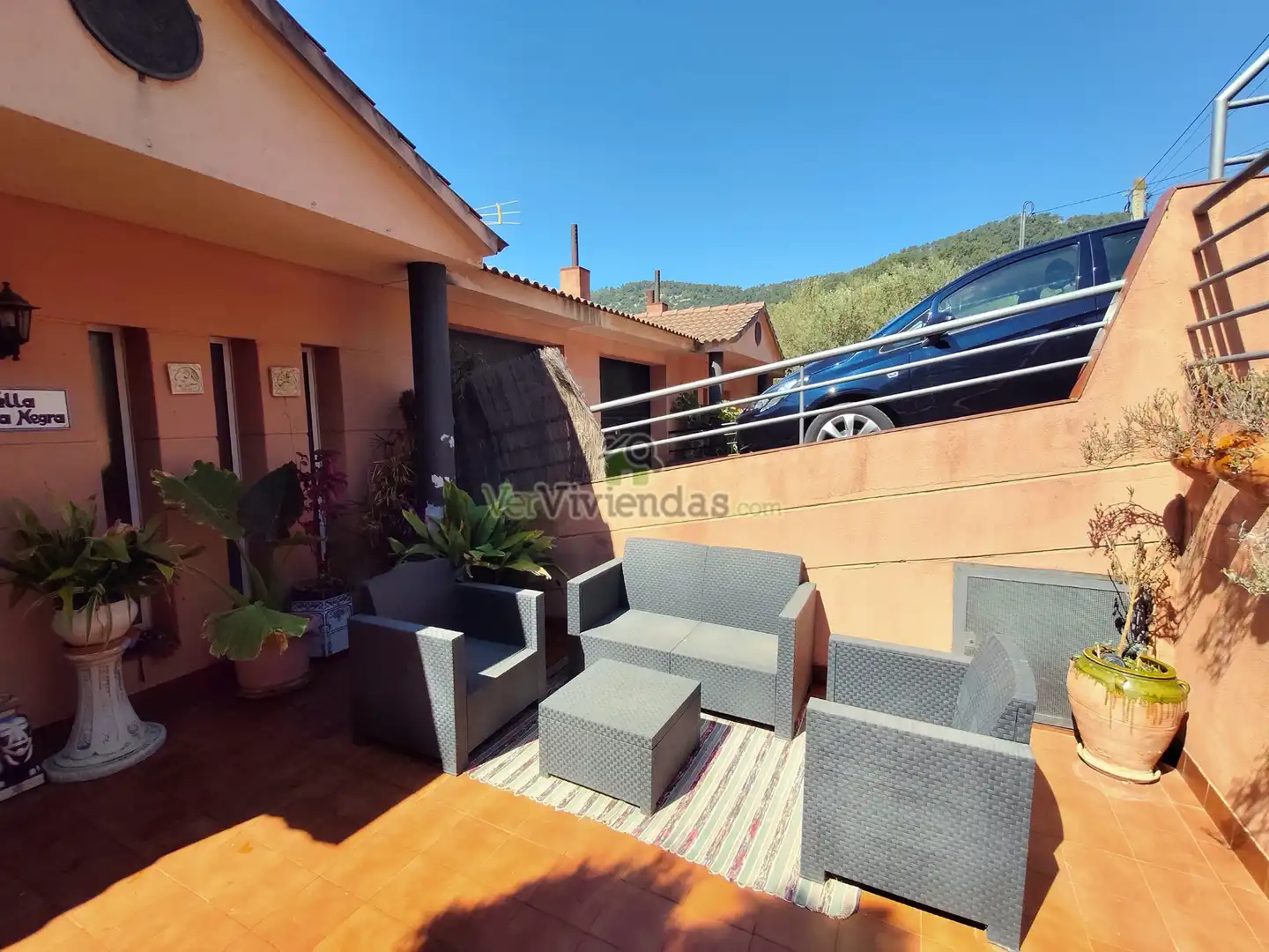 Terraza de Casa adosada en venta en Vallirana con Calefacción, Jardín privado y Terraza