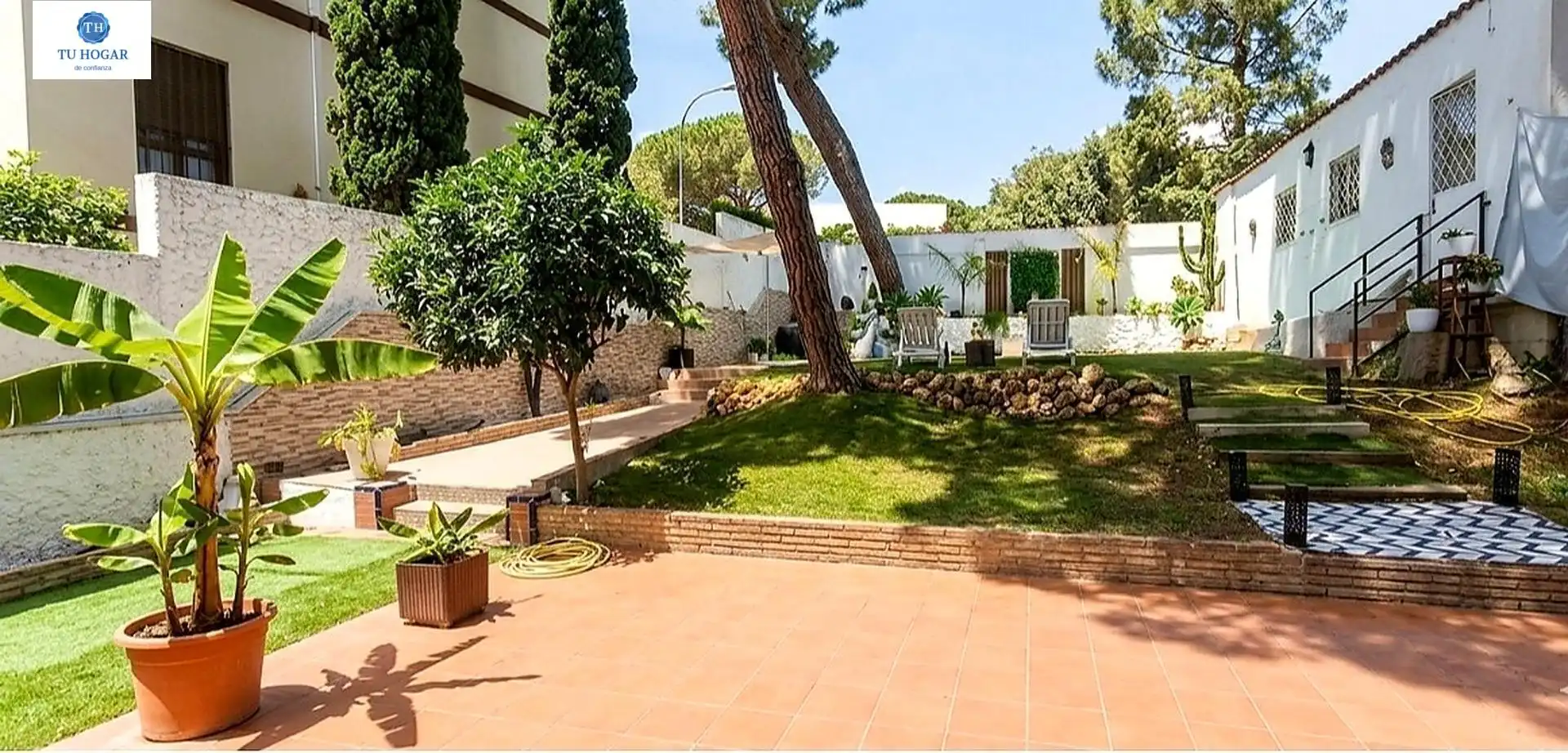 Jardí de Casa o xalet en venda en Alcalá de Guadaira amb Calefacció, Jardí privat i Terrassa
