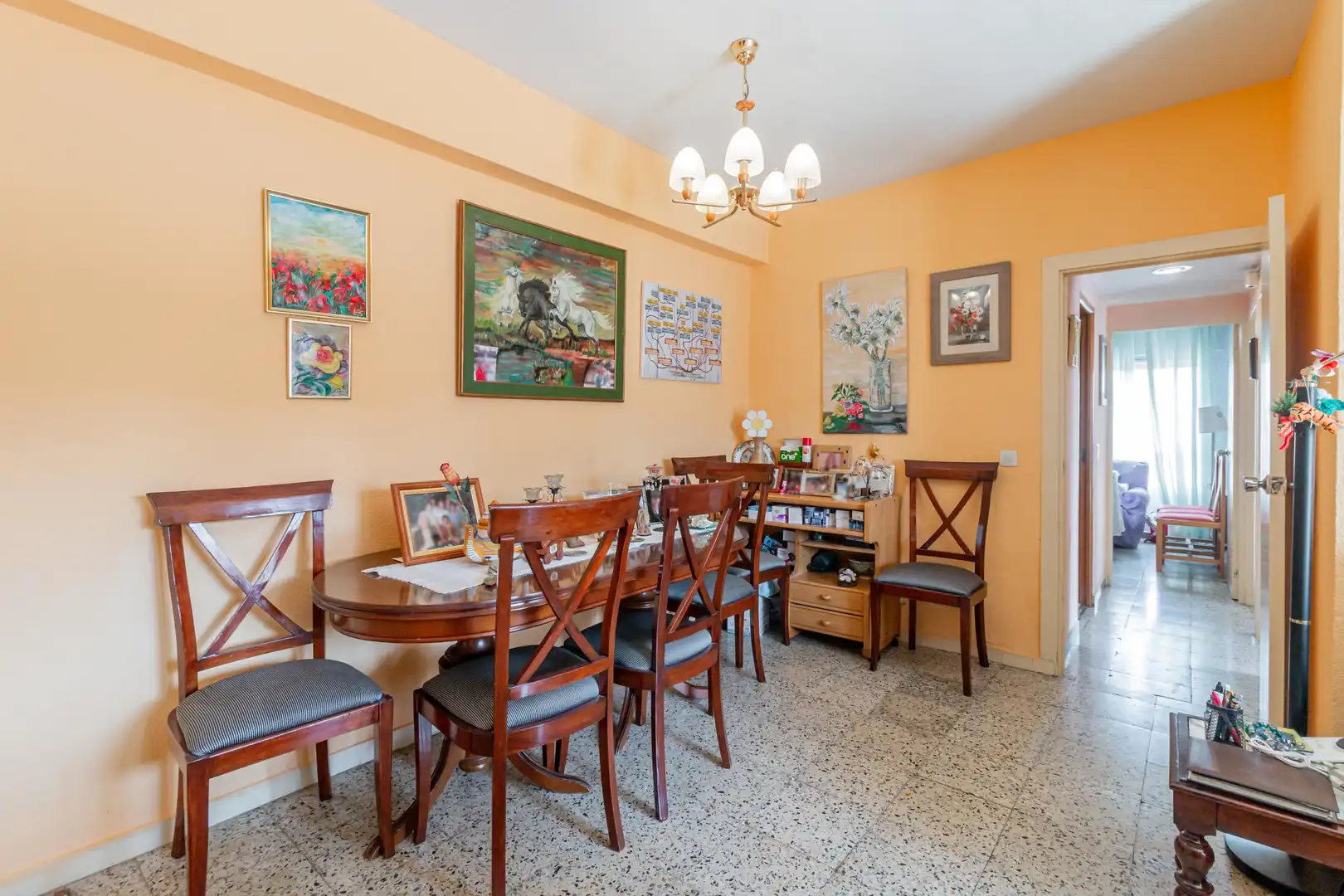 Menjador de Apartament en venda en Madrid amb Aire condicionat
