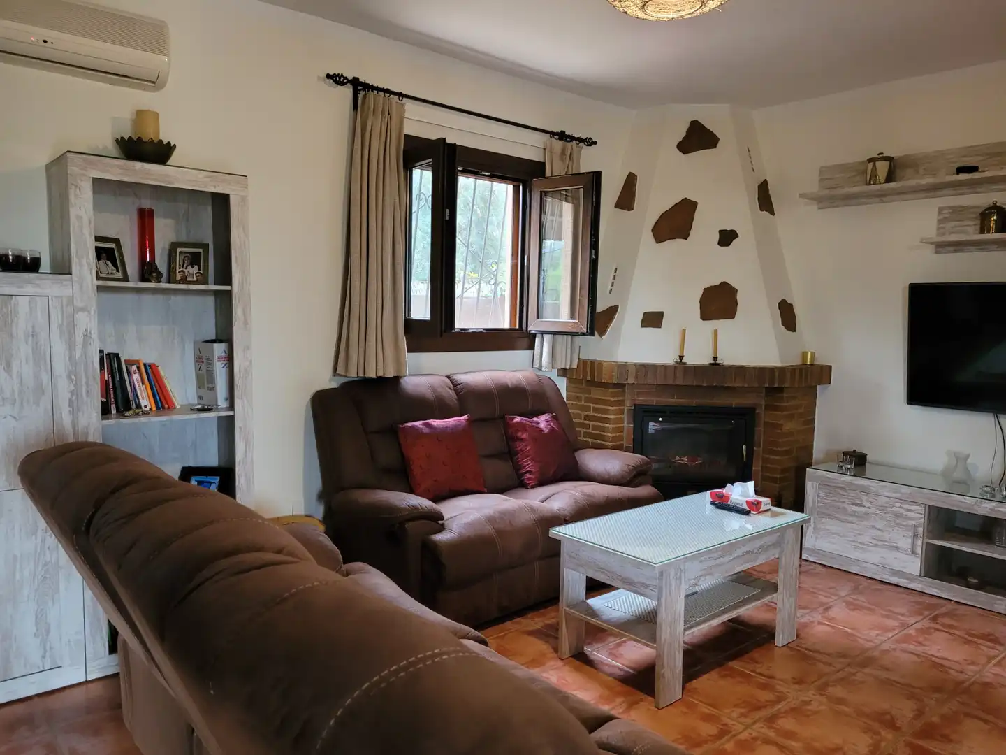 Living room of Detached homes for sale in Mojácar  with Air Conditioner, Heating and Private garden