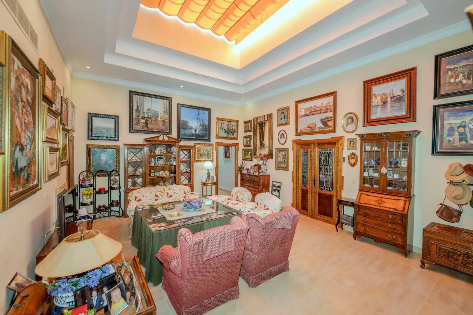 Wohnzimmer von Country house zum Verkauf in Ayamonte mit Klimaanlage, Heizung und Privatgarten