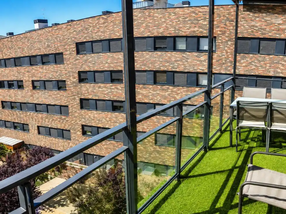 Balcony of Attic for sale in Sabadell  with Air Conditioner, Heating and Private garden