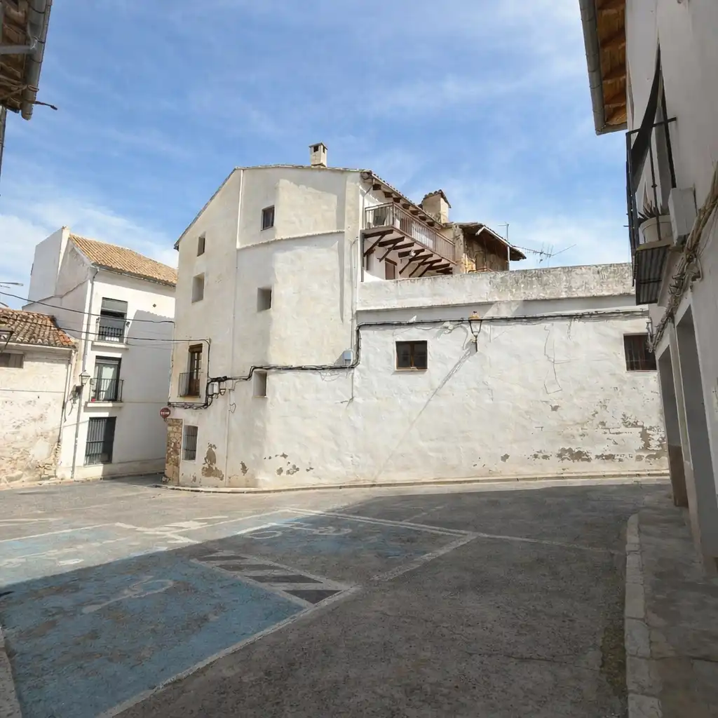 Vista exterior de Casa adosada en venta en Xàtiva con Aire acondicionado, Terraza y Amueblado