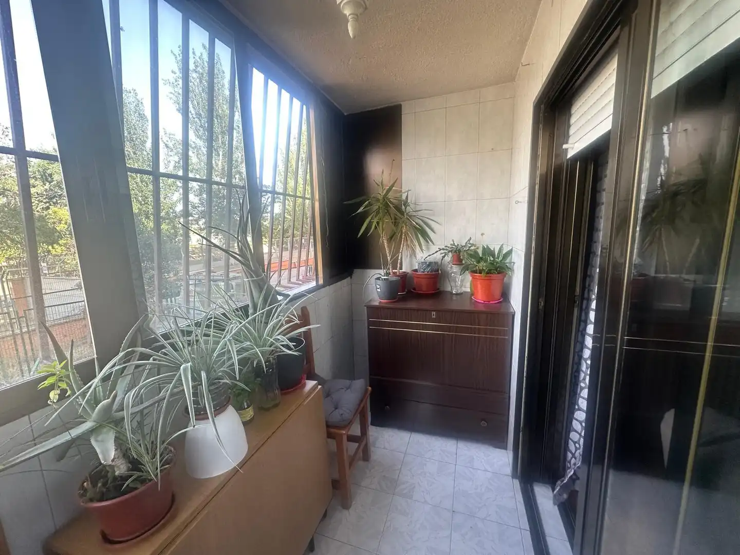 Balcony of Flat for sale in Madrid  with Heating, Terrace and Furnished