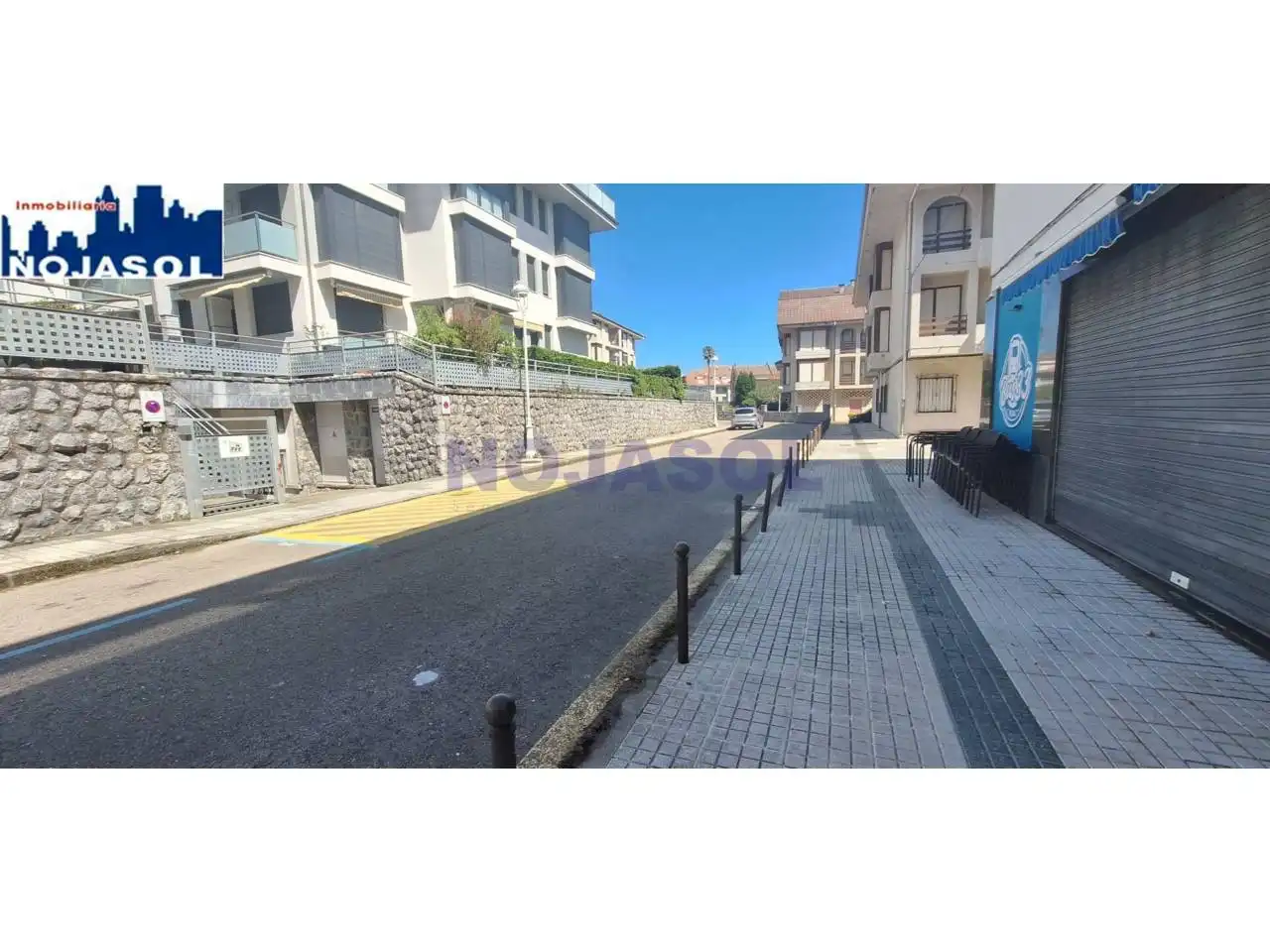 Außenansicht von Dachboden zur Miete in Noja mit Heizung, Terrasse und Abstellraum