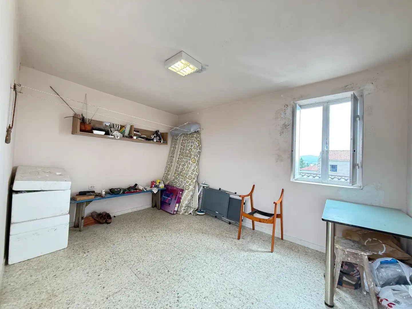 Schlafzimmer von Einfamilien-Reihenhaus zum Verkauf in Boiro mit Möbliert