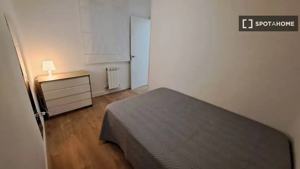 Bedroom of Apartments for share in Madrid  with Air Conditioner, Heating and Terrace