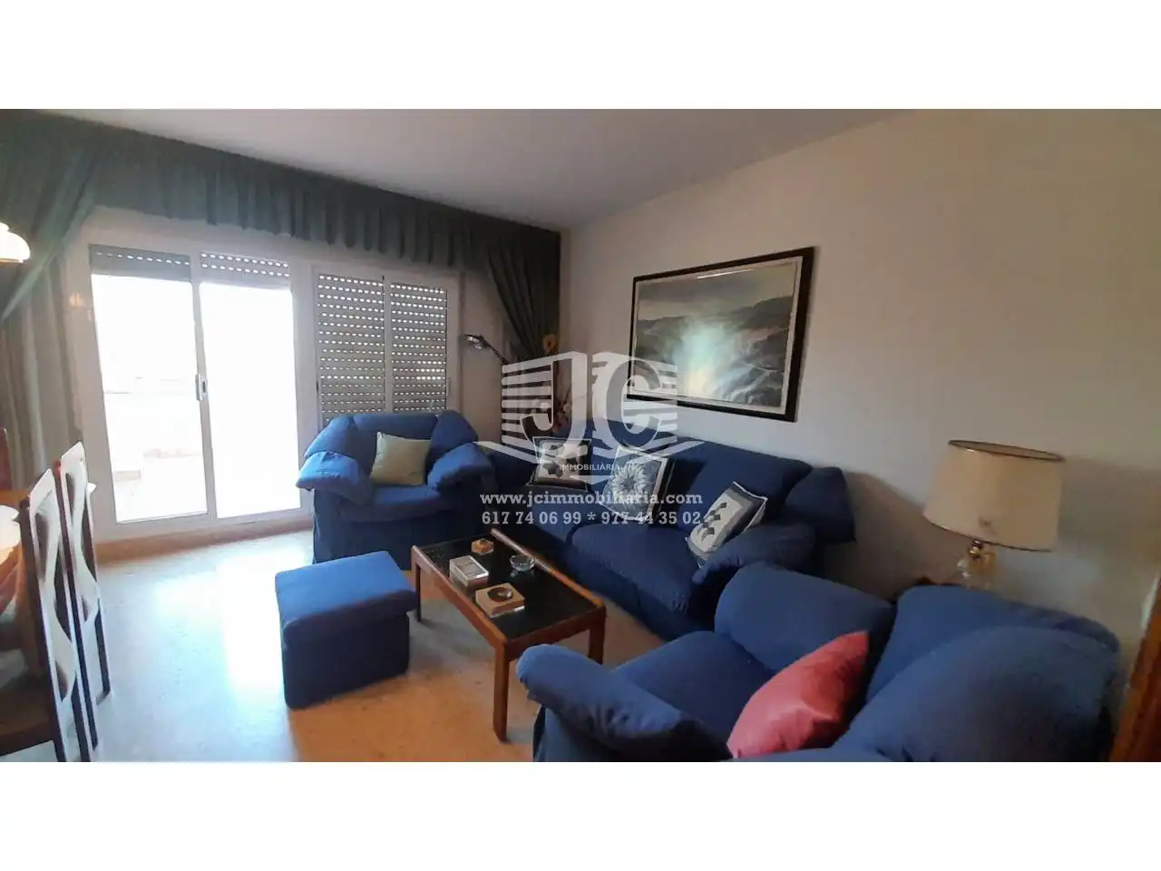 Wohnzimmer von Wohnung zum Verkauf in Tivenys mit Klimaanlage, Heizung und Terrasse