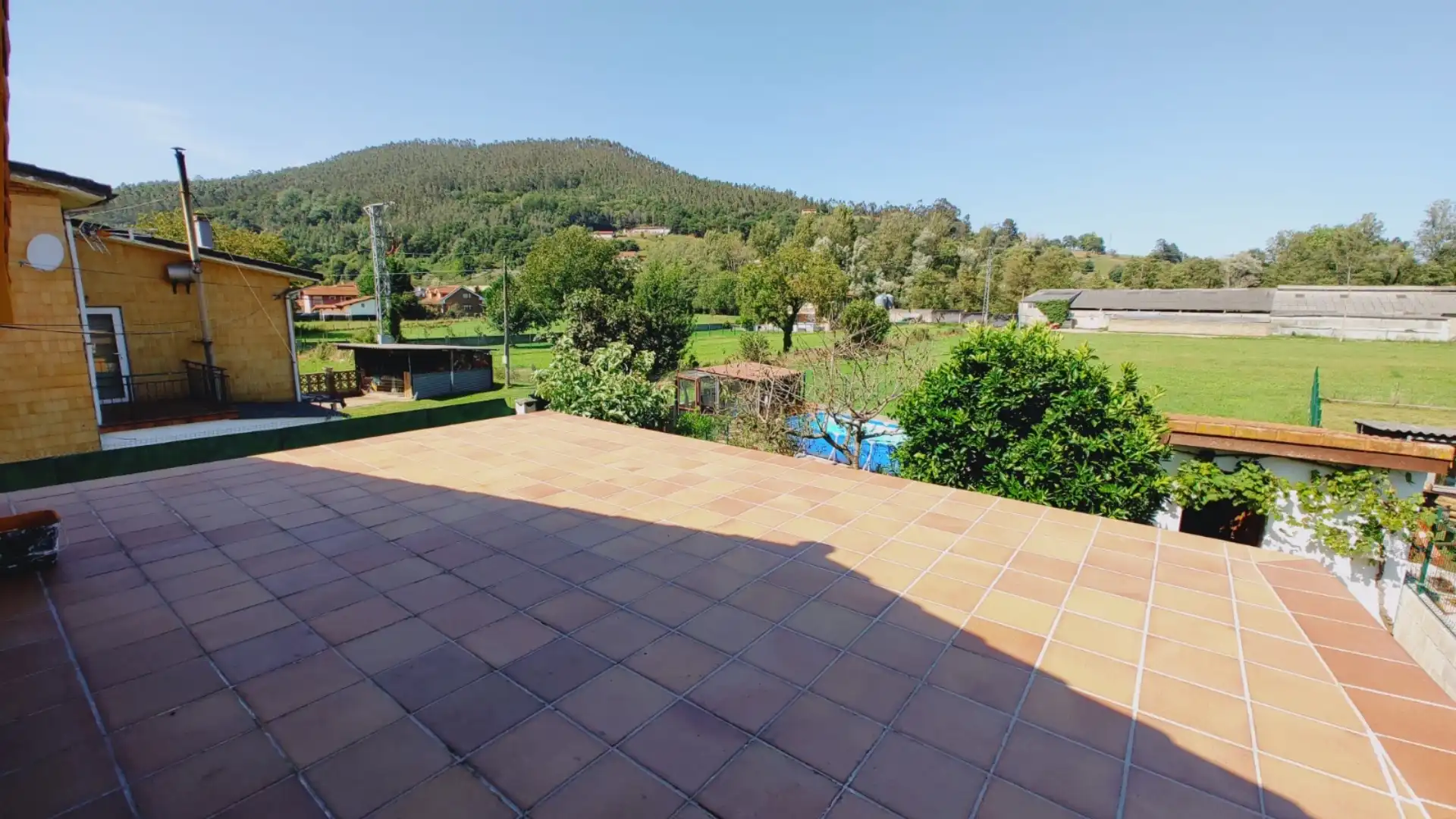 Terraza de Casa o chalet en venta en Santa María de Cayón con Terraza, Piscina y Balcón