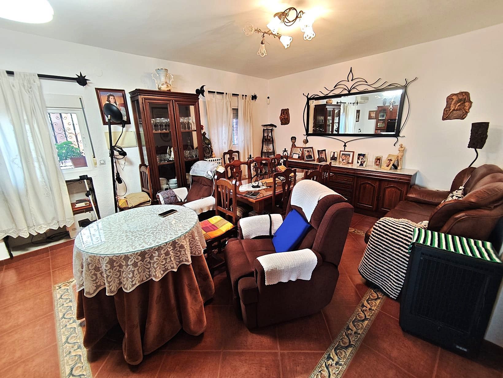 Sala d'estar de Casa o xalet en venda en Mérida amb Aire condicionat i Calefacció