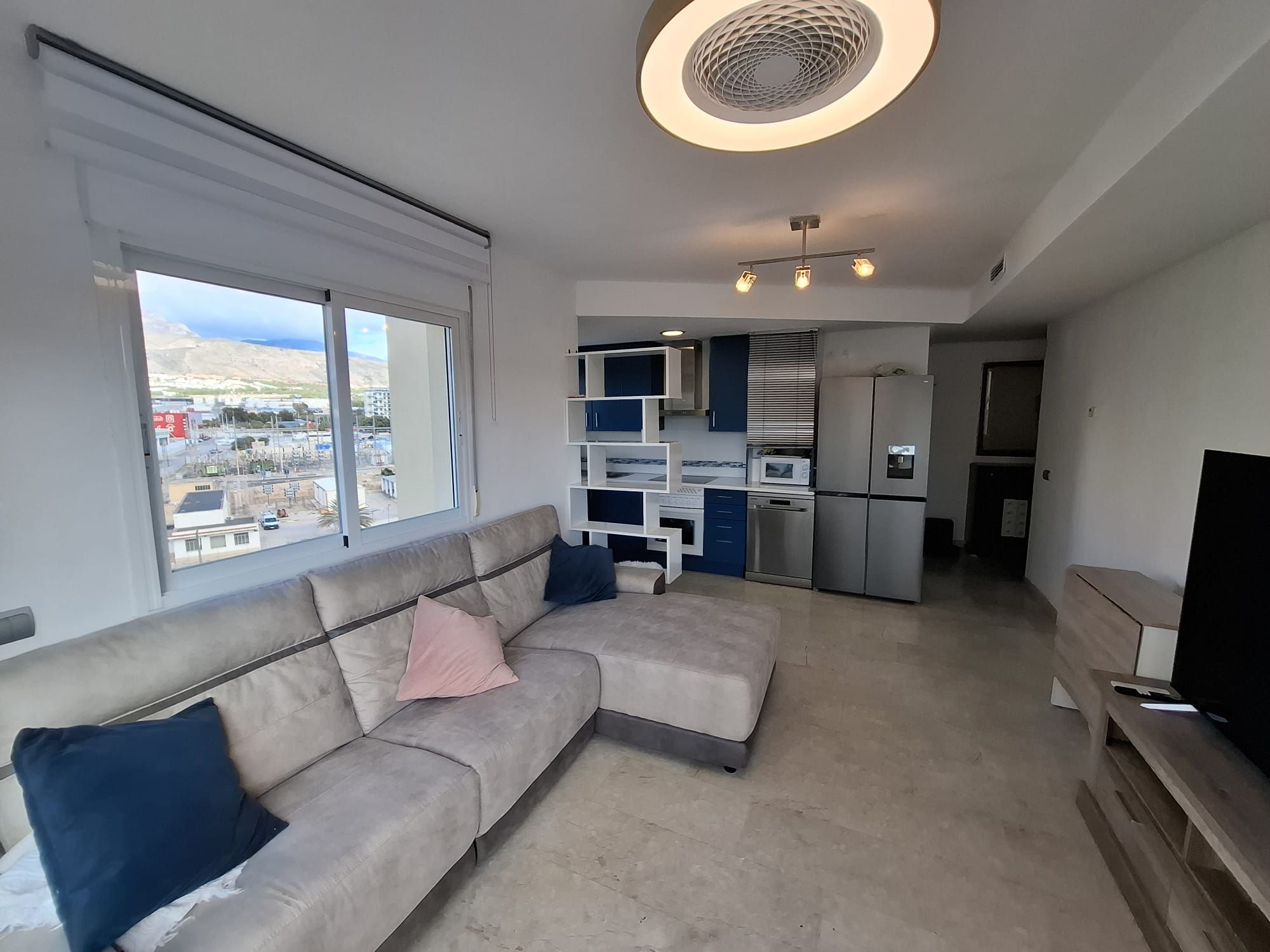 Sala d'estar de Pis en venda en Finestrat amb Traster, Piscina i Moblat