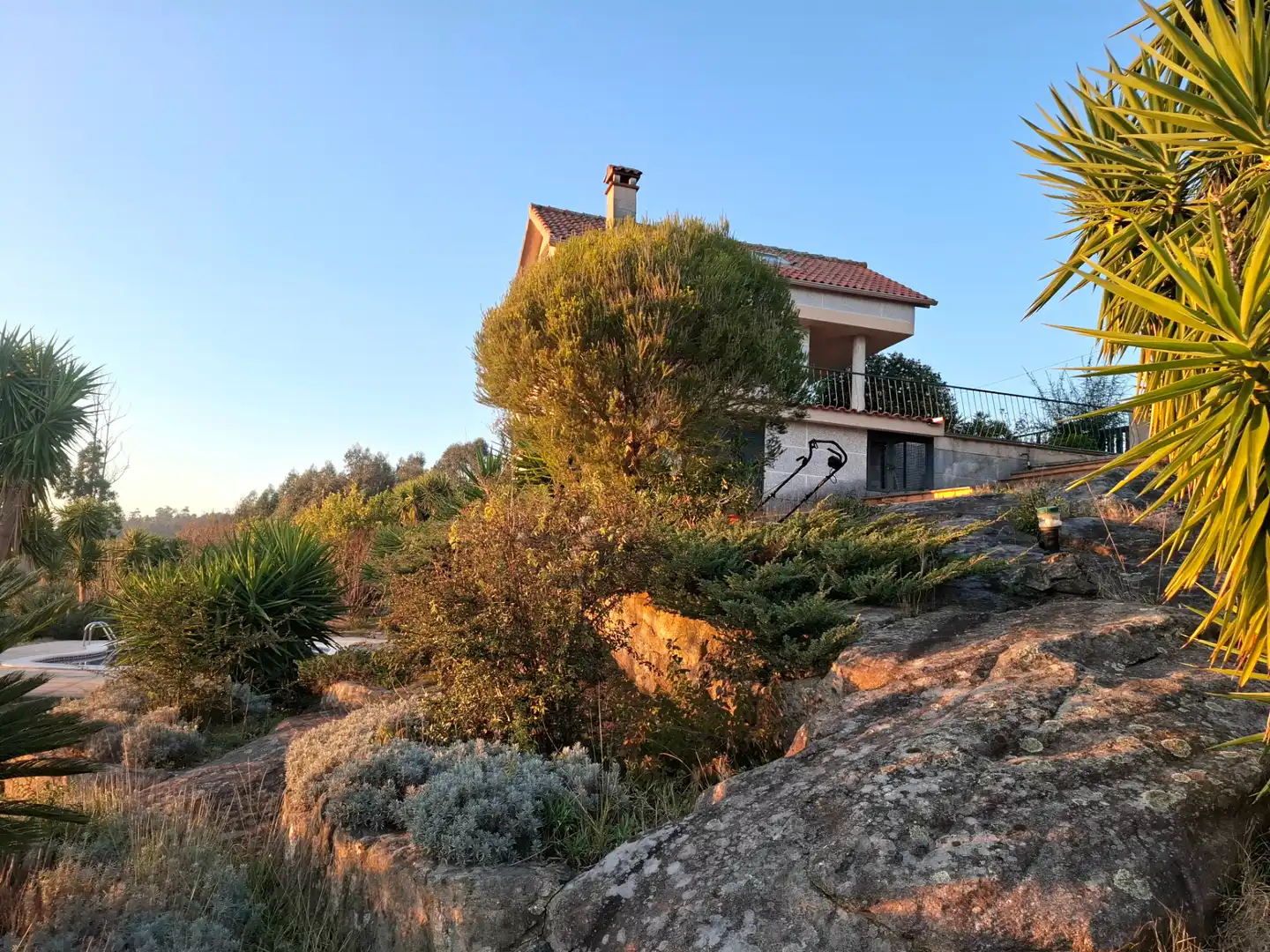 Vista exterior de Casa o xalet en venda en As Neves   amb Calefacció, Jardí privat i Terrassa