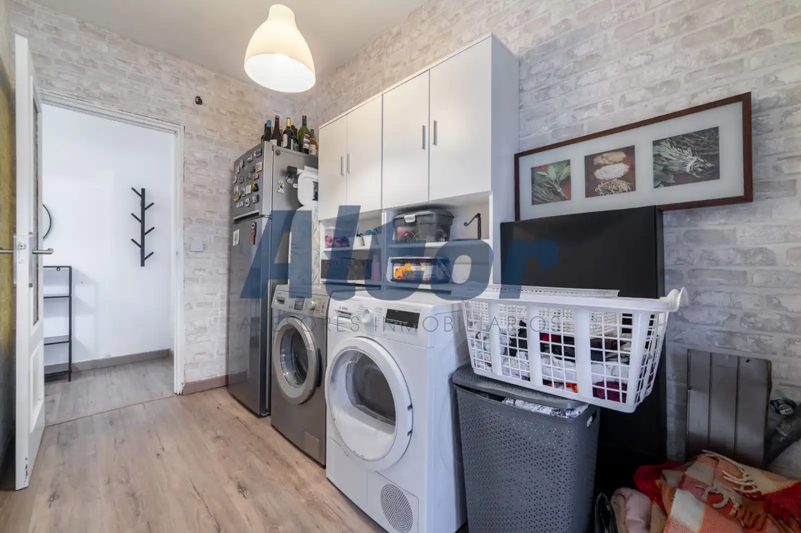 Küche von Dachboden zum Verkauf in Madrid mit Klimaanlage, Heizung und Terrasse