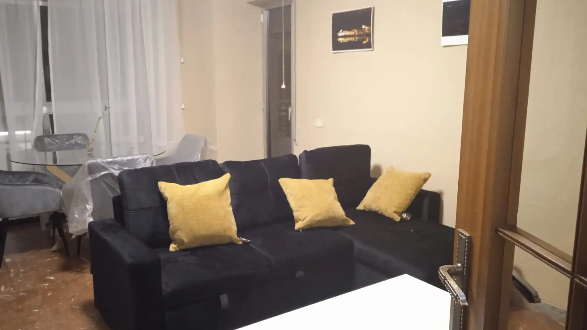 Wohnzimmer von Wohnung zur untervermieten in Salamanca mit Heizung, Parkett und Möbliert