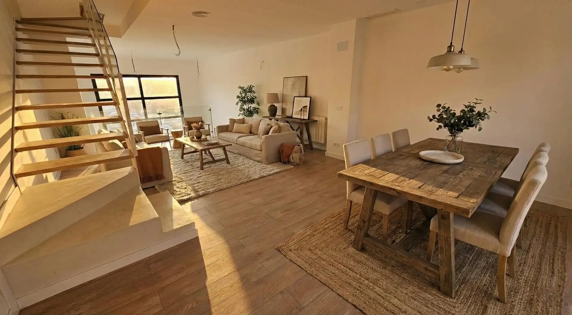 Sala de estar de Casa adosada en venta en Hostalric con Aire acondicionado, Calefacción y Jardín privado