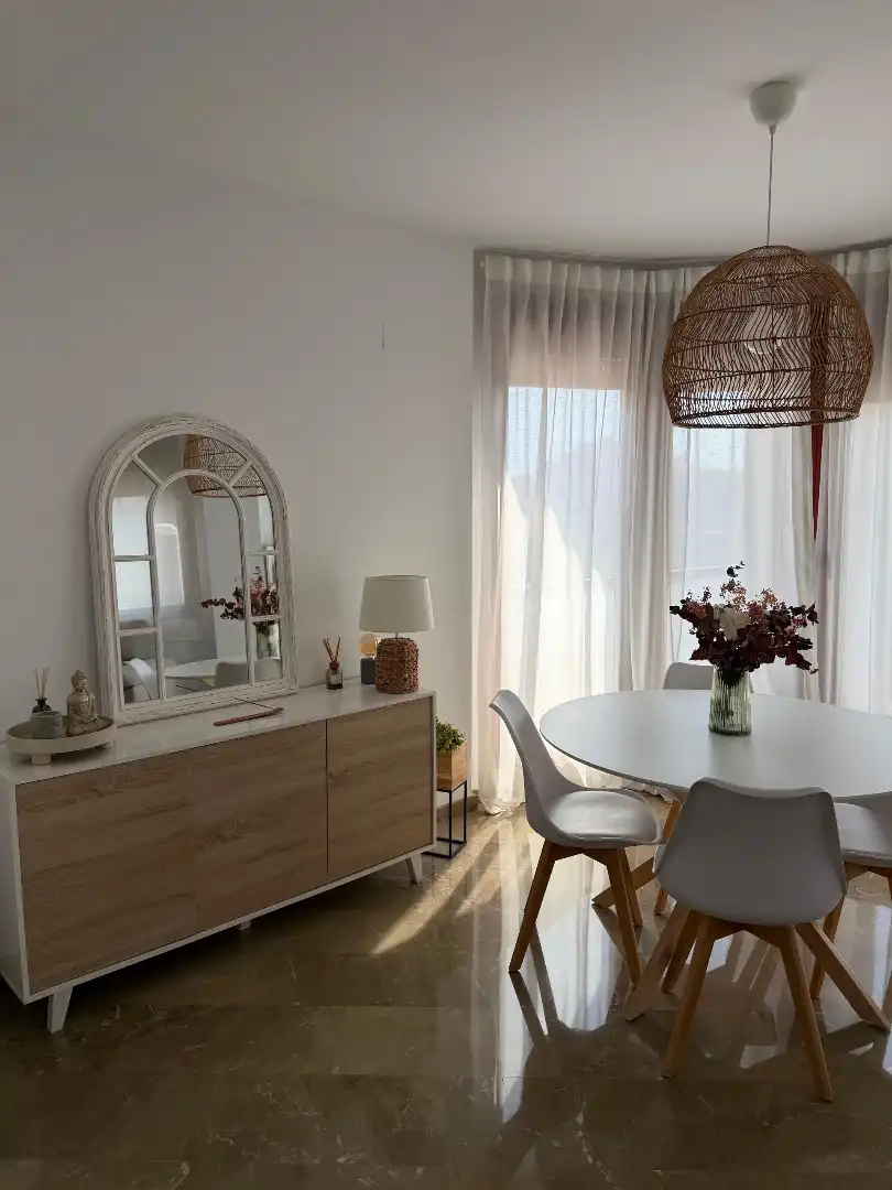 Dining room of Flat for sale in Almazora / Almassora  with Storage room, Furnished and Oven