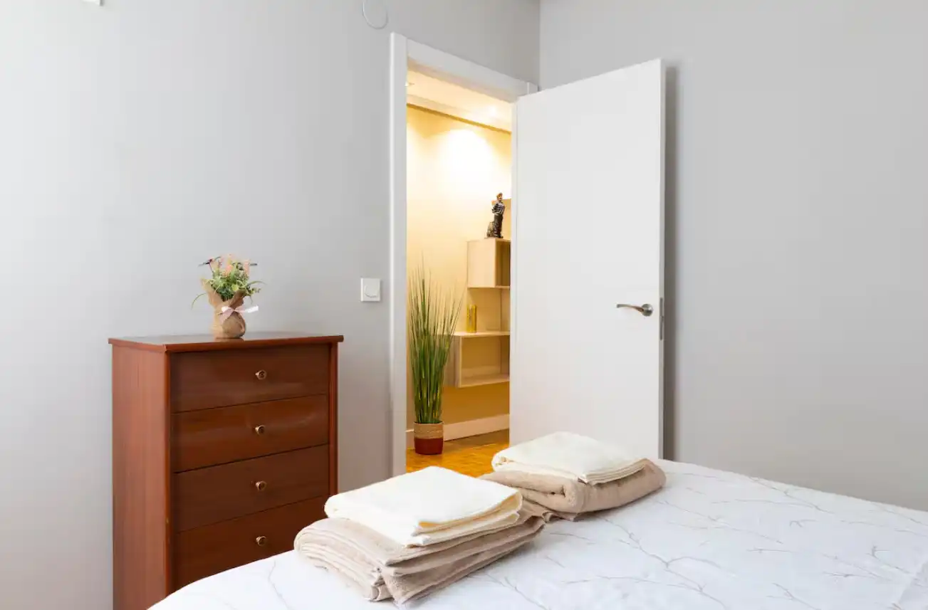 Dormitori de Apartament de lloguer en Donostia - San Sebastián  amb Aire condicionat, Calefacció i Parquet