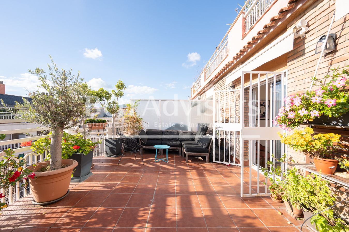 Terrace of Attic for sale in  Barcelona Capital  with Air Conditioner, Heating and Parquet flooring