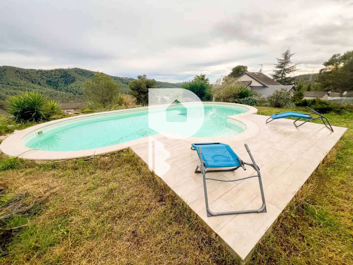 Piscina de Casa o chalet en venta en Vallirana con Aire acondicionado, Calefacción y Terraza