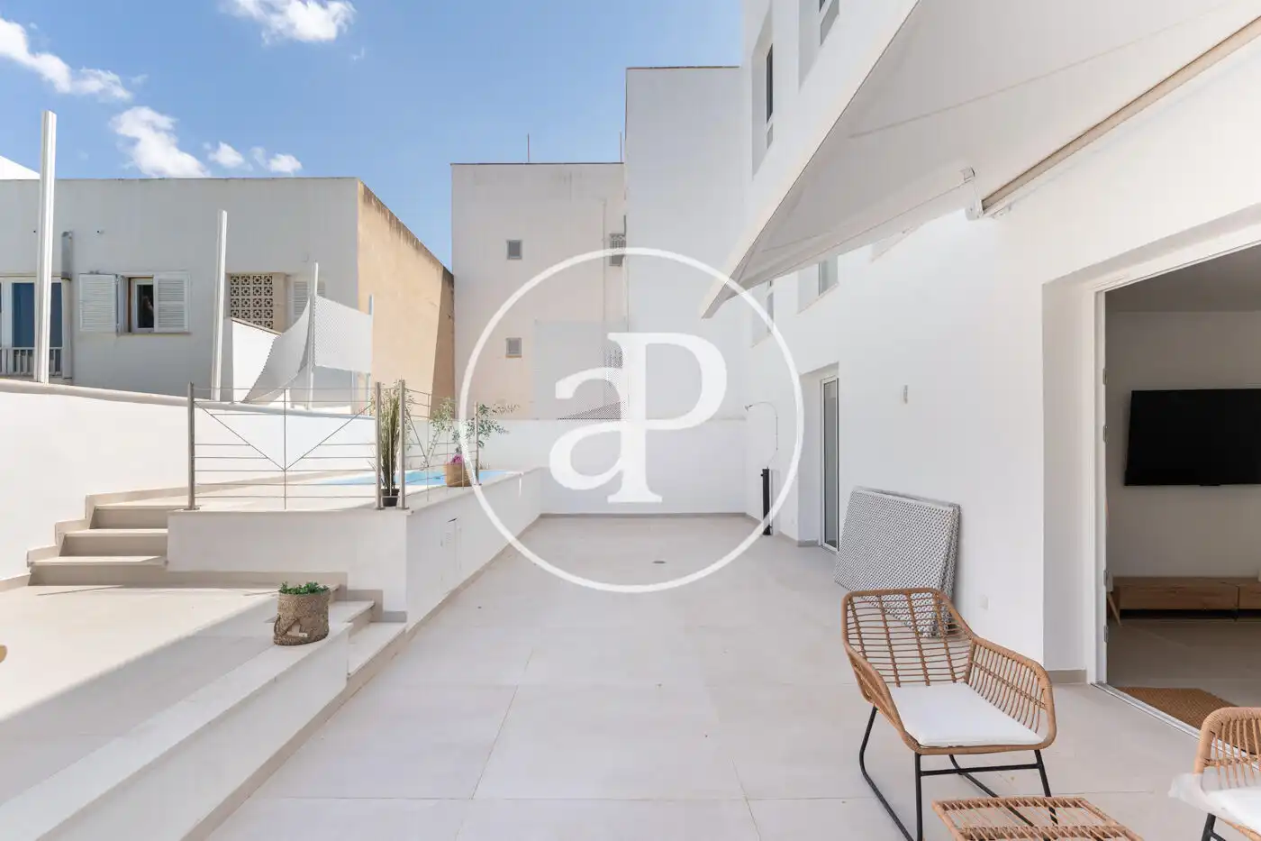 Terraza de Piso de alquiler en Ses Salines con Aire acondicionado, Calefacción y Terraza