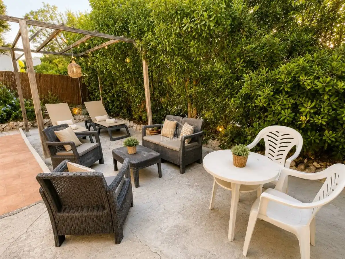 Terrassa de Apartament en venda en Sant Lluís amb Jardí privat, Terrassa i Moblat