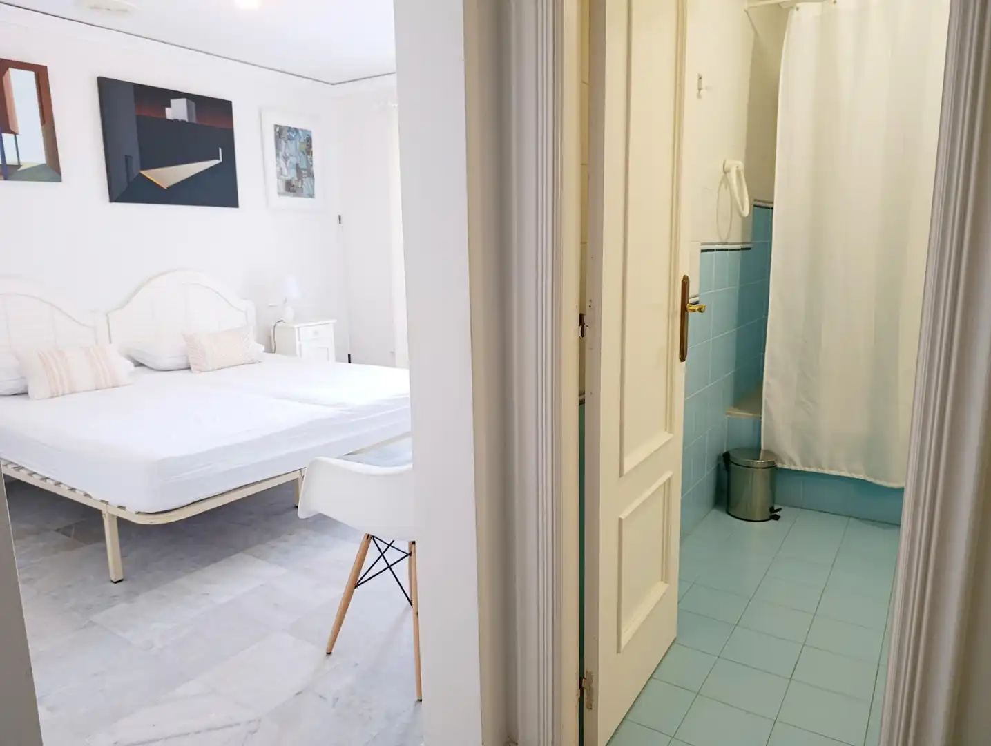 Habitación de Dúplex de alquiler en Dénia con Aire acondicionado, Calefacción y Jardín privado