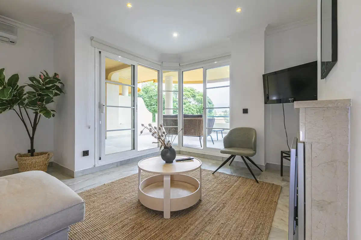 Living room of Apartments for sale in Marbella  with Air Conditioner, Heating and Terrace