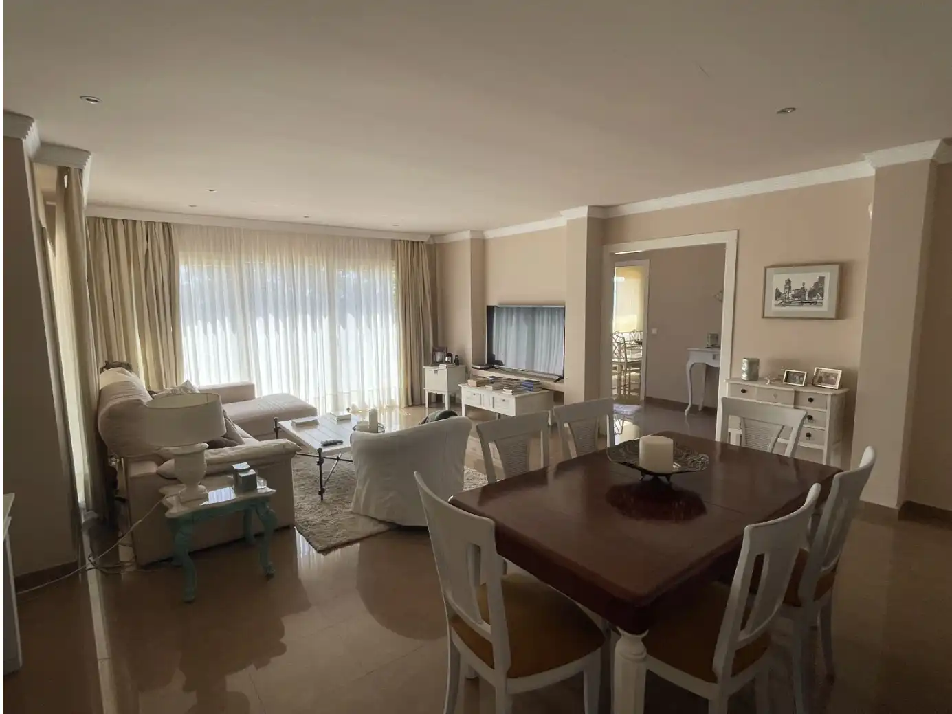 Living room of Houses for sale in Algeciras  with Private garden, Terrace and Furnished