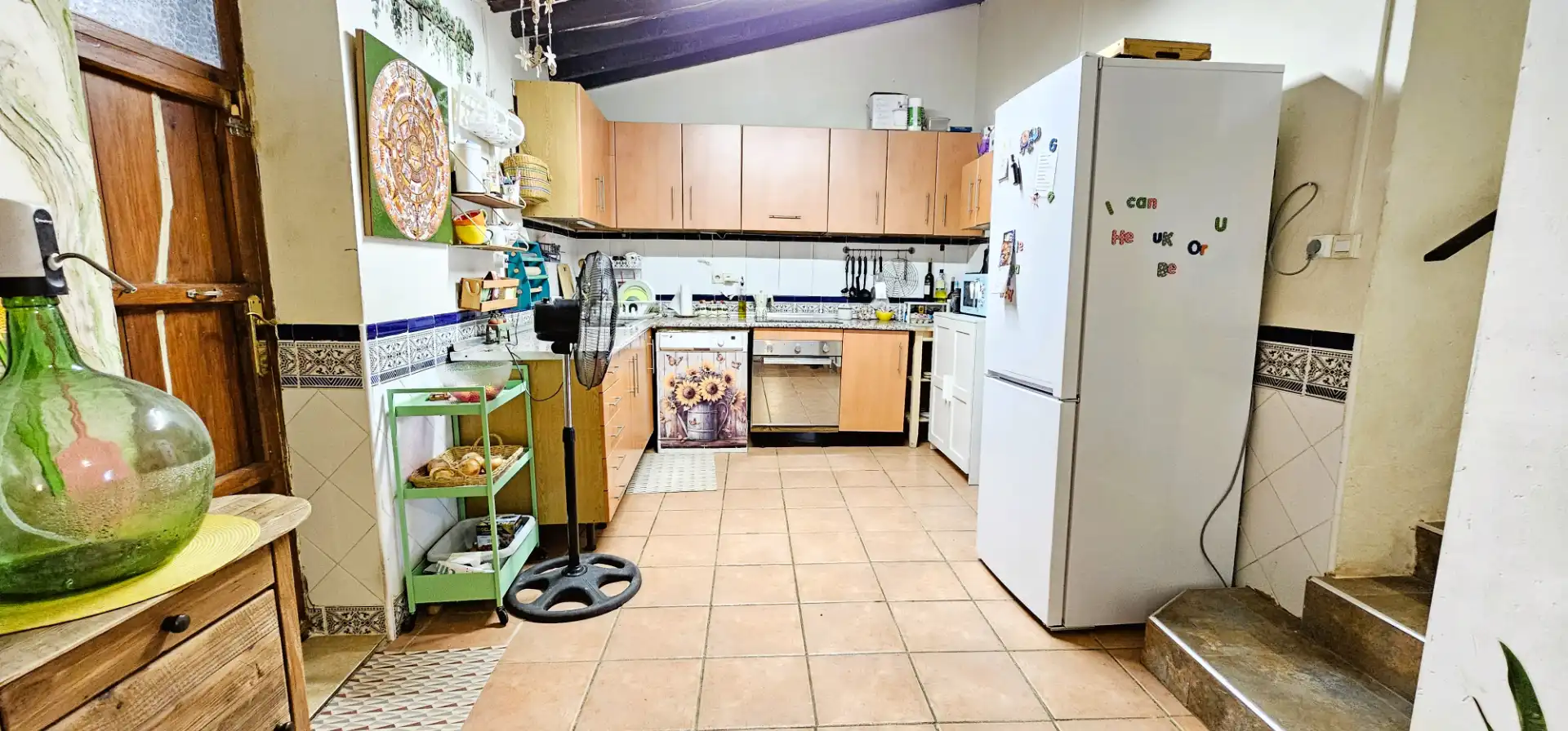 Cuina de Casa o xalet en venda en Totana amb Jardí privat, Terrassa i Traster
