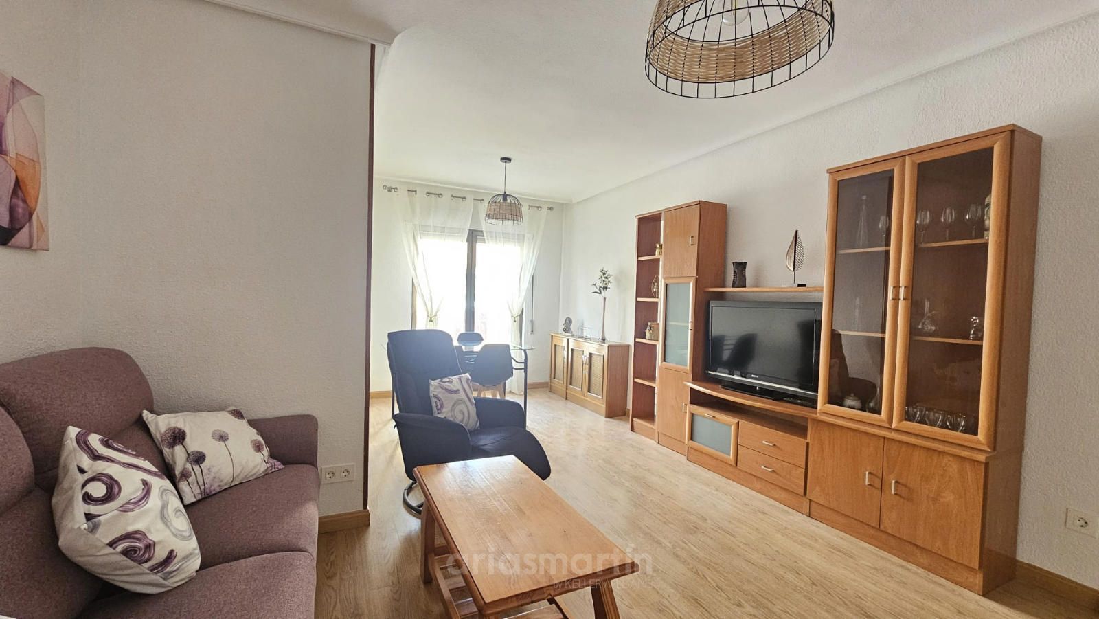 Sala d'estar de Pis de lloguer en Salamanca Capital amb Calefacció, Terrassa i Moblat