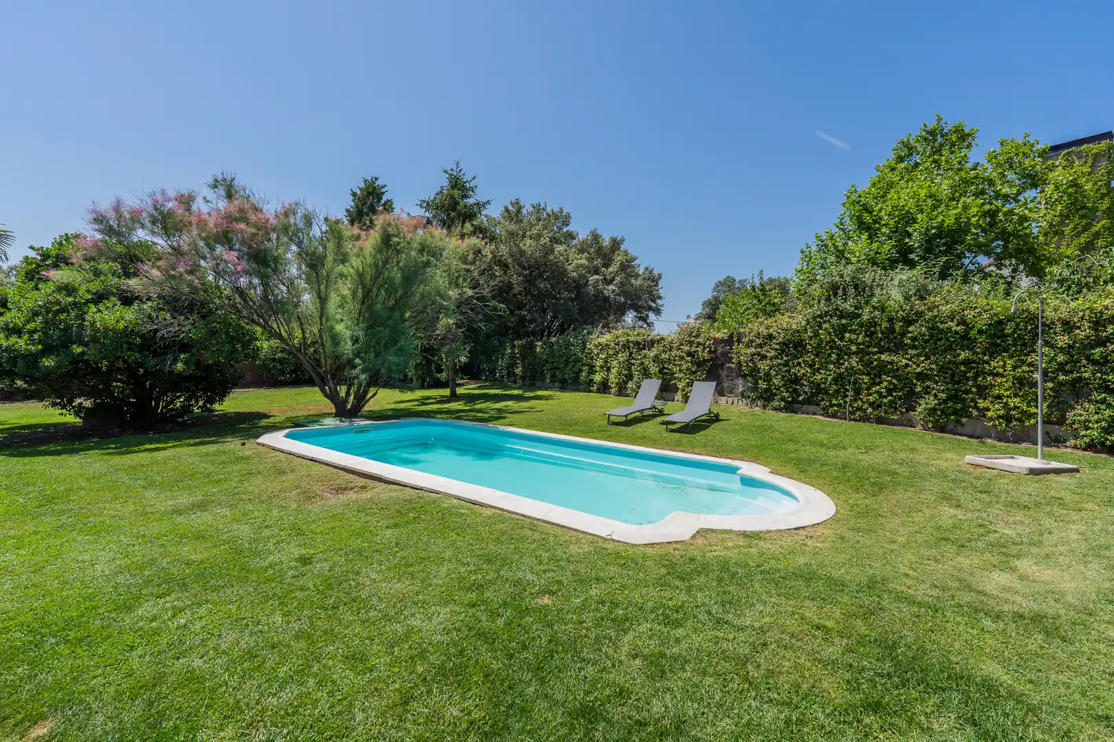 Piscina de Casa o chalet en venta en San Agustín del Guadalix con Aire acondicionado, Calefacción y Jardín privado