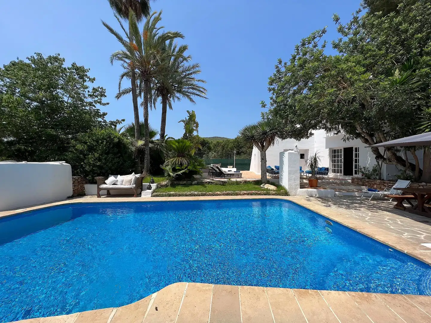 Swimming pool of Houses for sale in Sant Antoni de Portmany  with Air Conditioner, Heating and Private garden