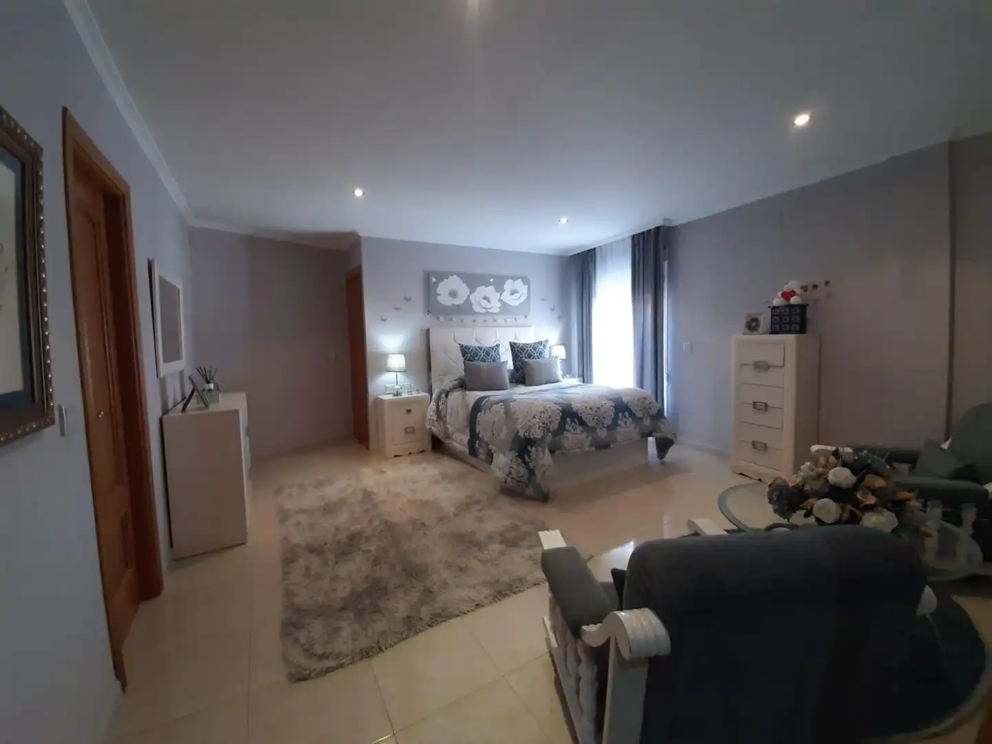 Schlafzimmer von Wohnung zum Verkauf in Casar de Cáceres mit Klimaanlage, Terrasse und Balkon