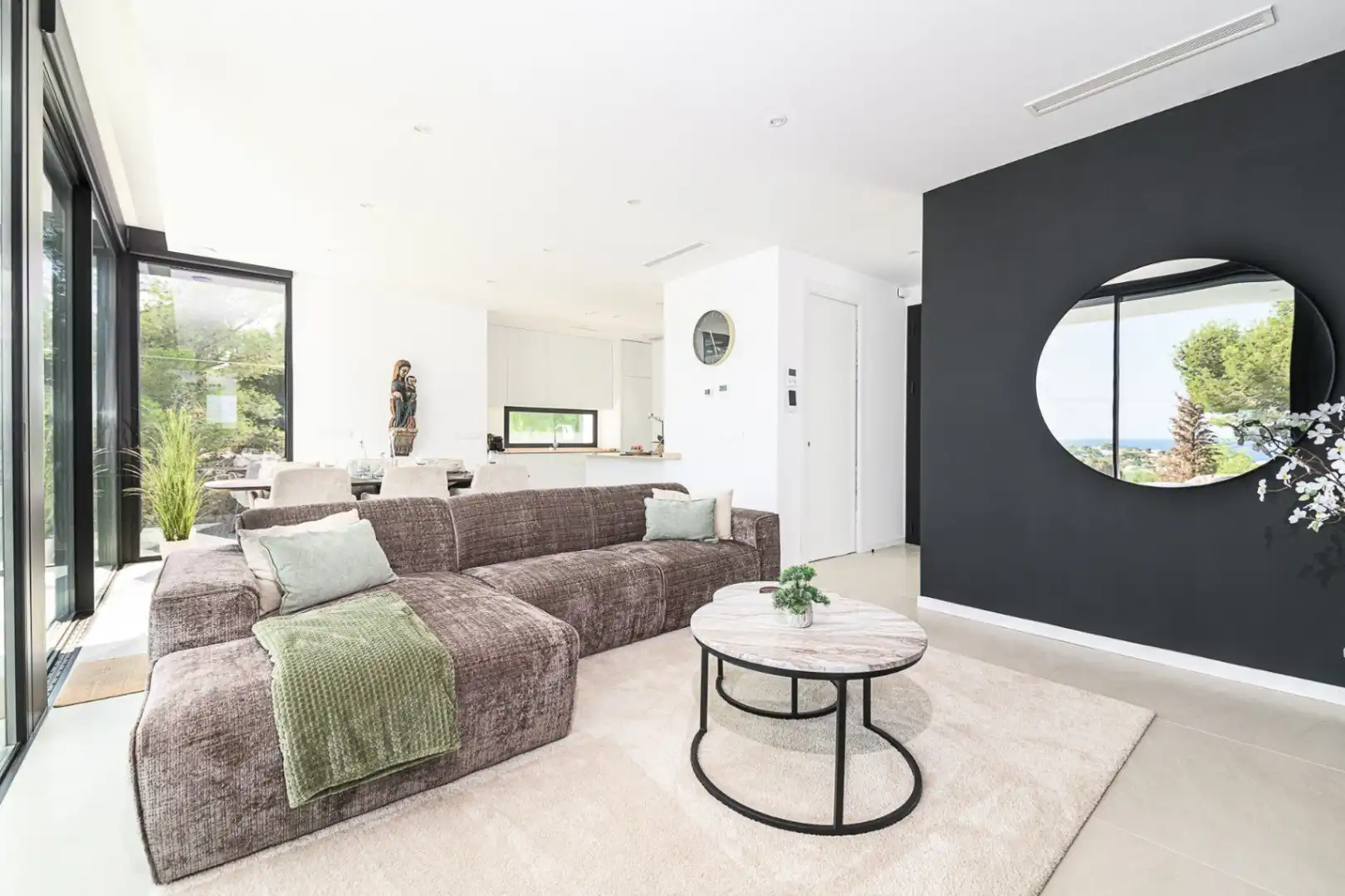 Sala de estar de Casa o chalet en venta en Benissa con Aire acondicionado, Amueblado y Alarma