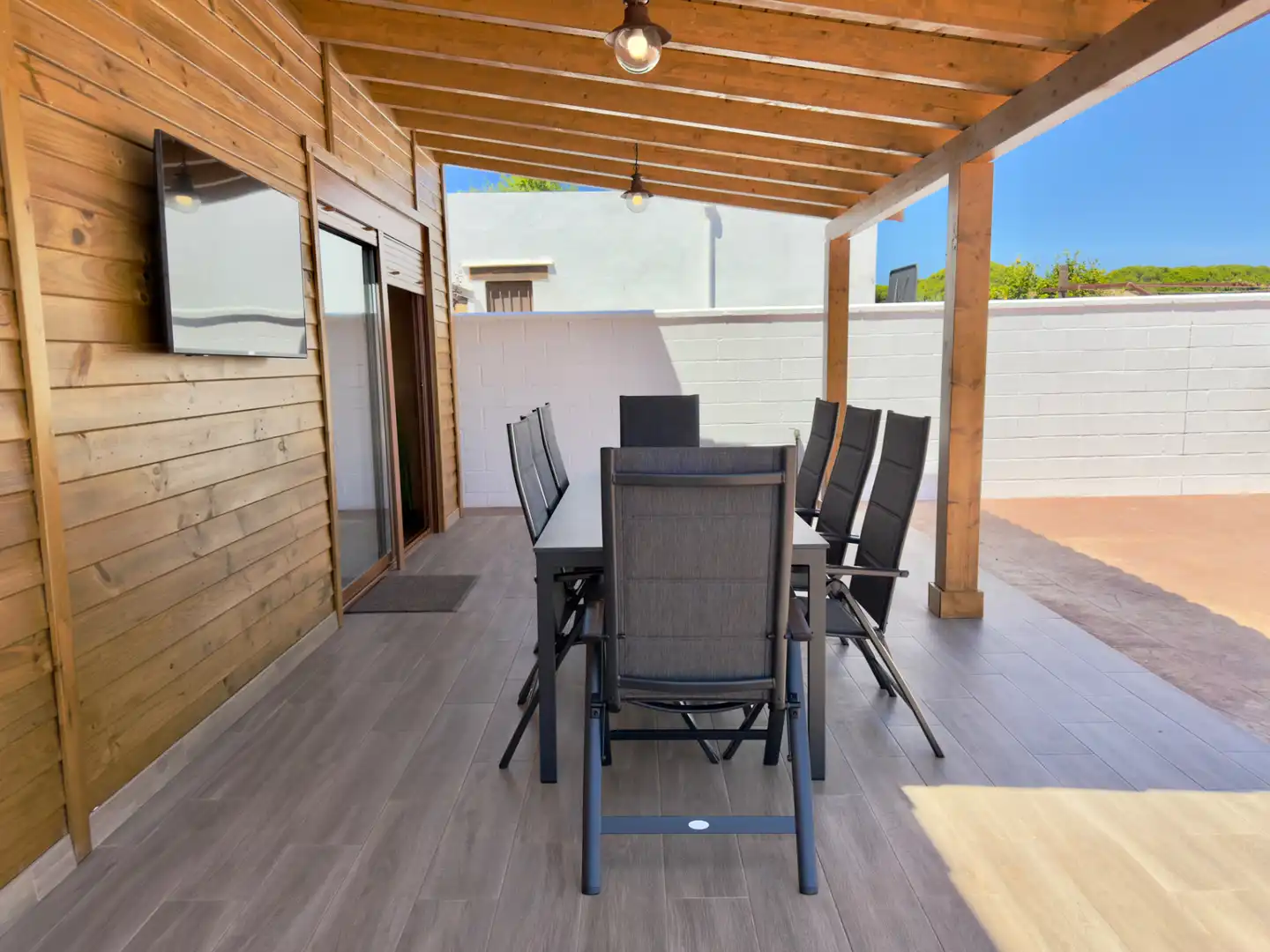 Terraza de Casa o chalet de alquiler en Chiclana de la Frontera con Aire acondicionado, Calefacción y Terraza