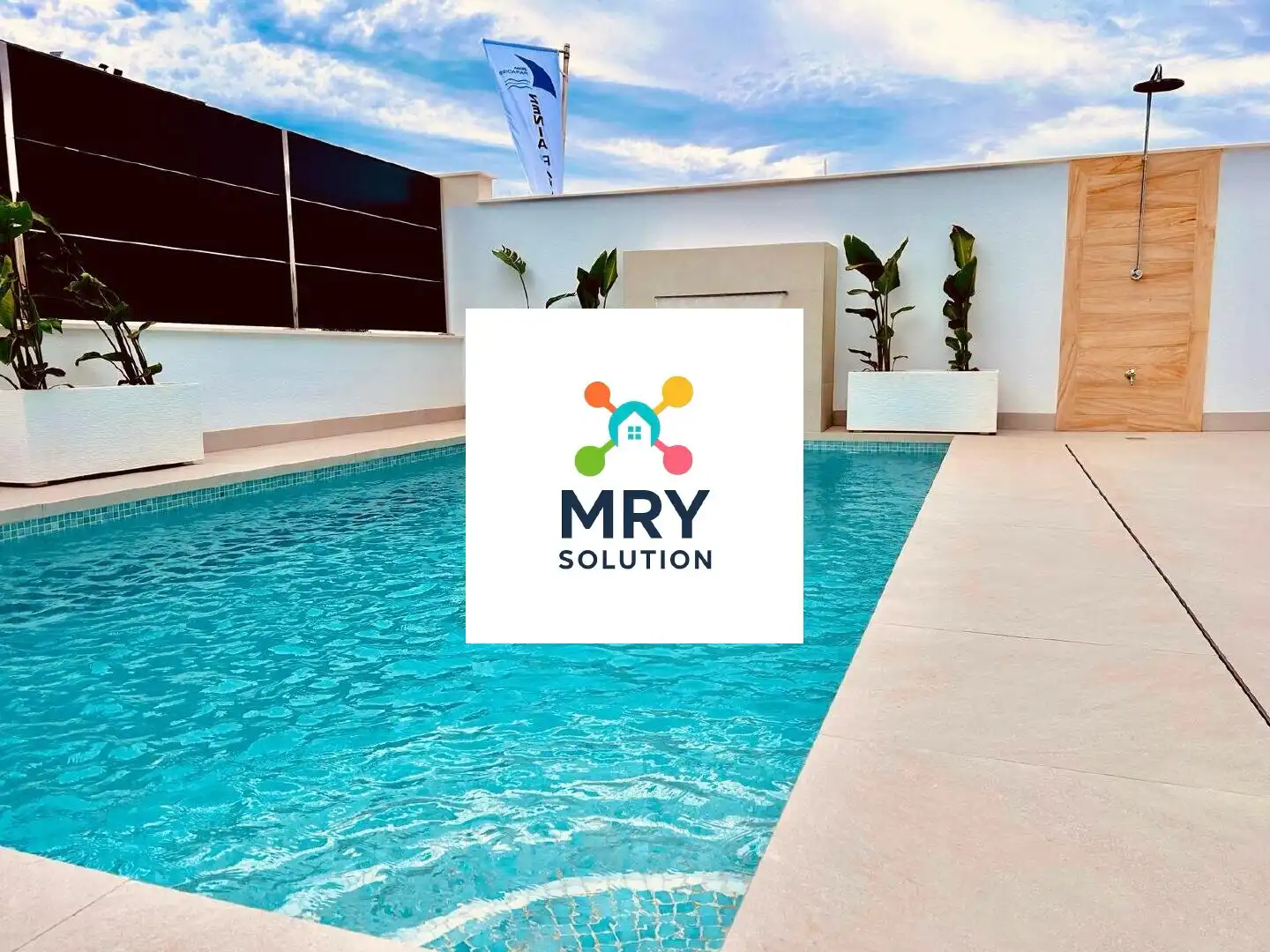 Swimming pool of Houses for sale in Benidorm