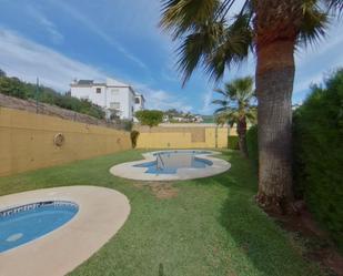 Jardí de Casa adosada de lloguer en Benahavís amb Parquet i Piscina