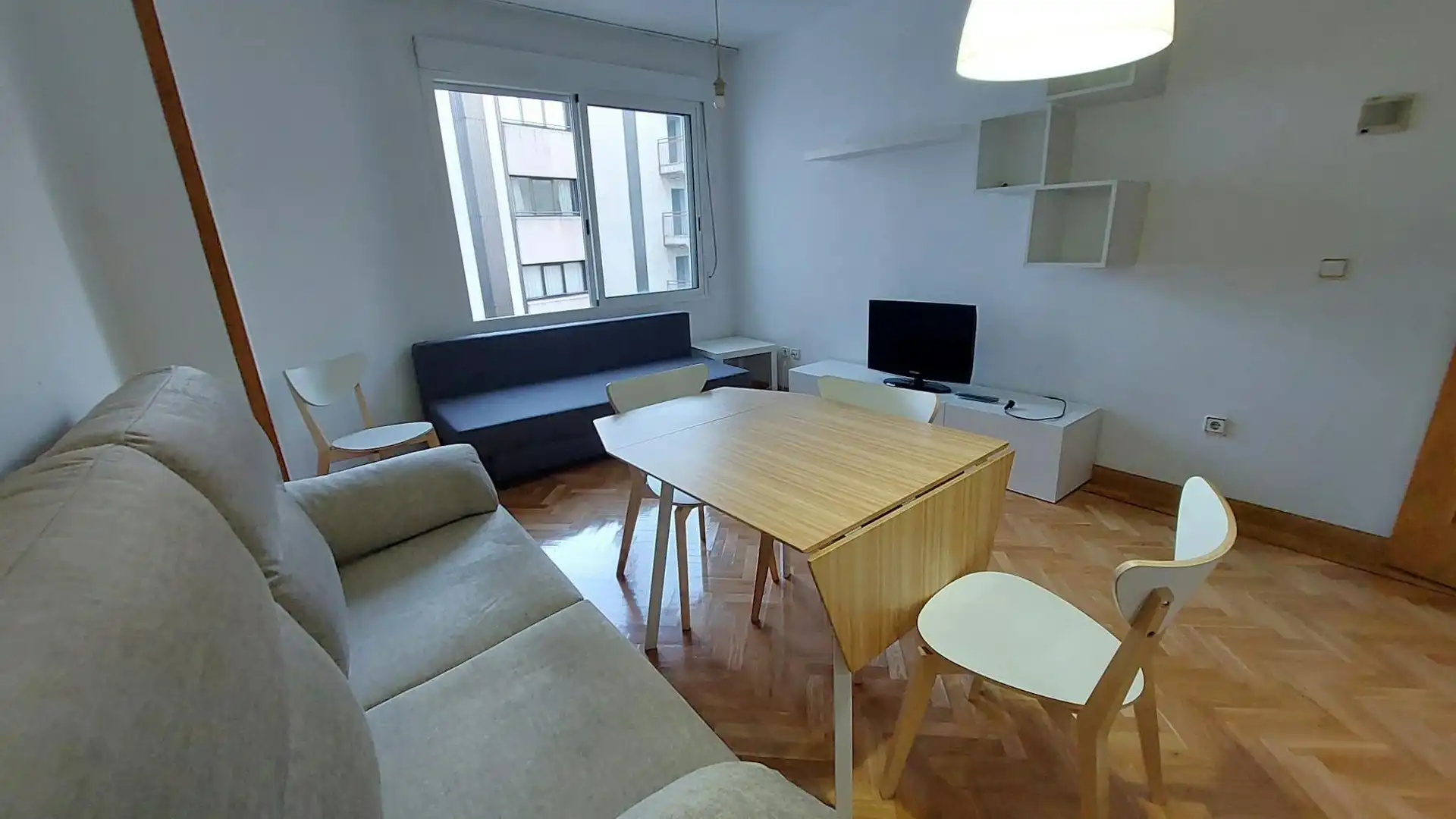 Living room of Flat for rent in Barrio de Salamanca