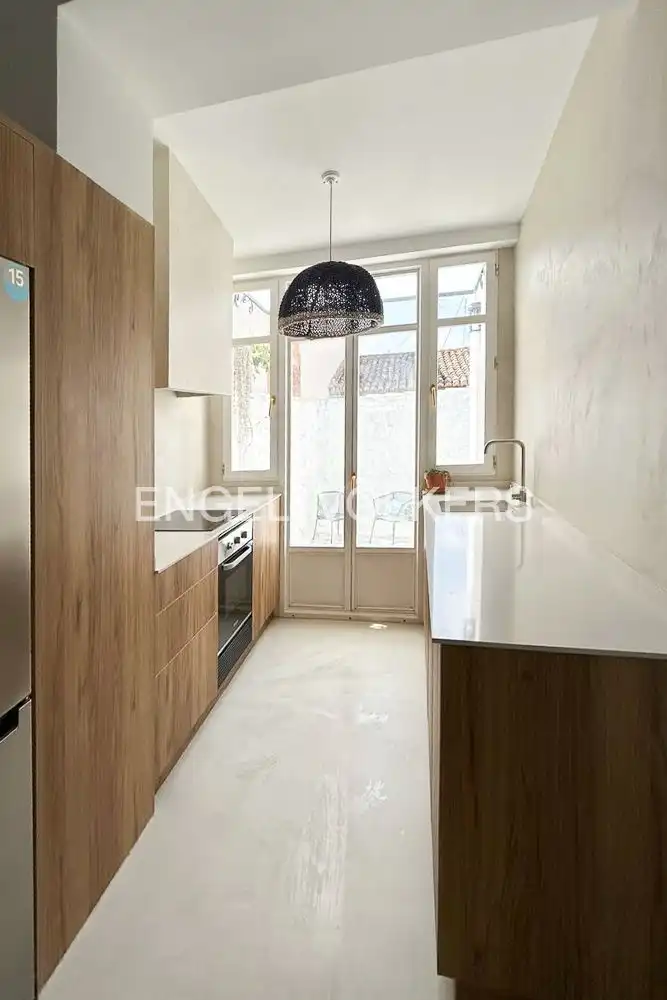 Cocina de Casa o chalet en venta en Burjassot con Aire acondicionado, Calefacción y Jardín privado