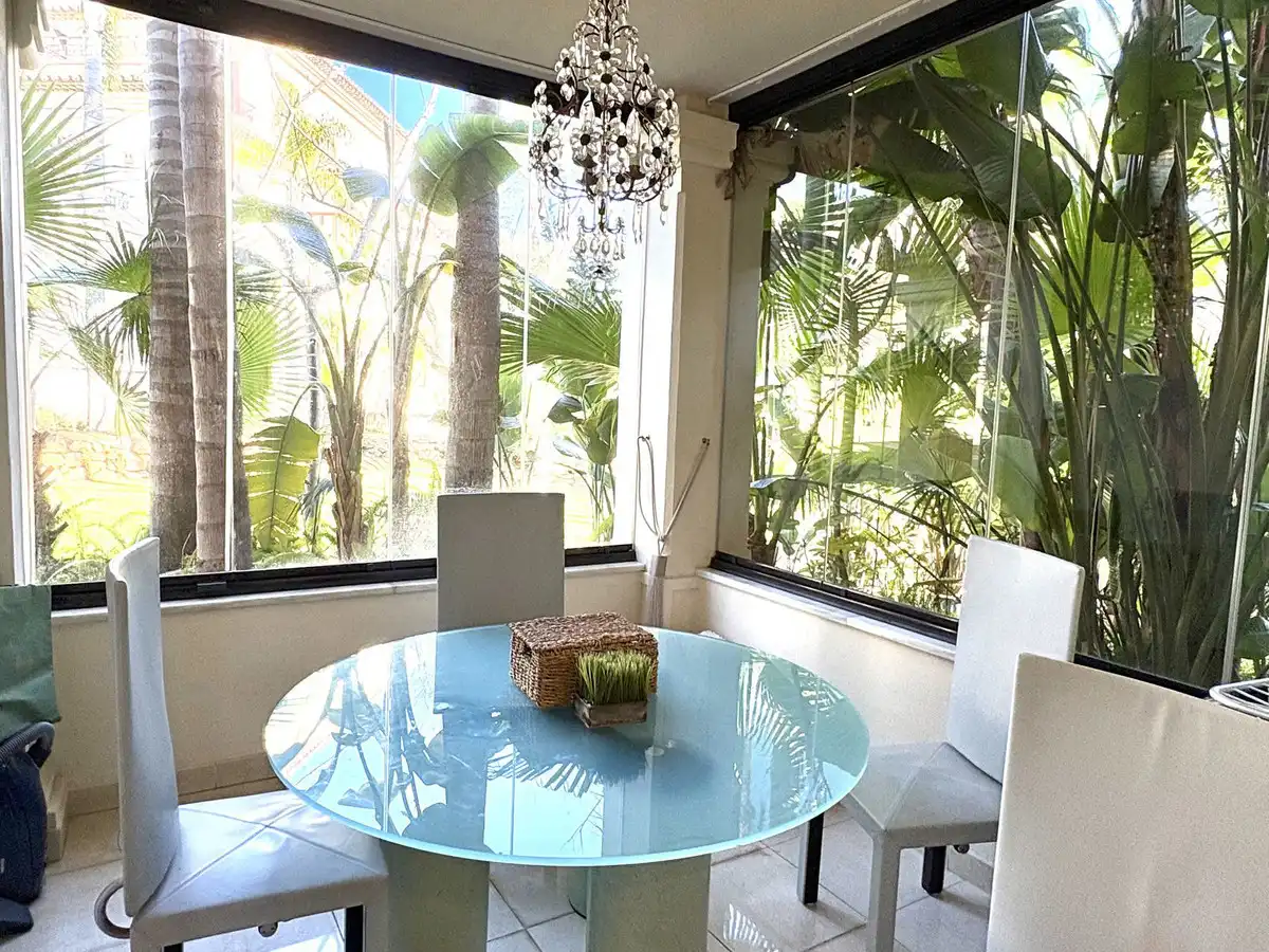 Dining room of Flat for sale in Marbella  with Terrace, Storage room and Swimming Pool