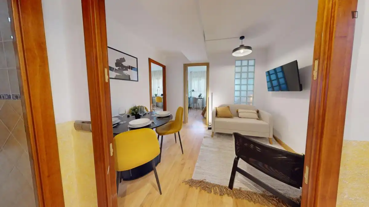 Sala d'estar de Apartament per a compartir en Centro