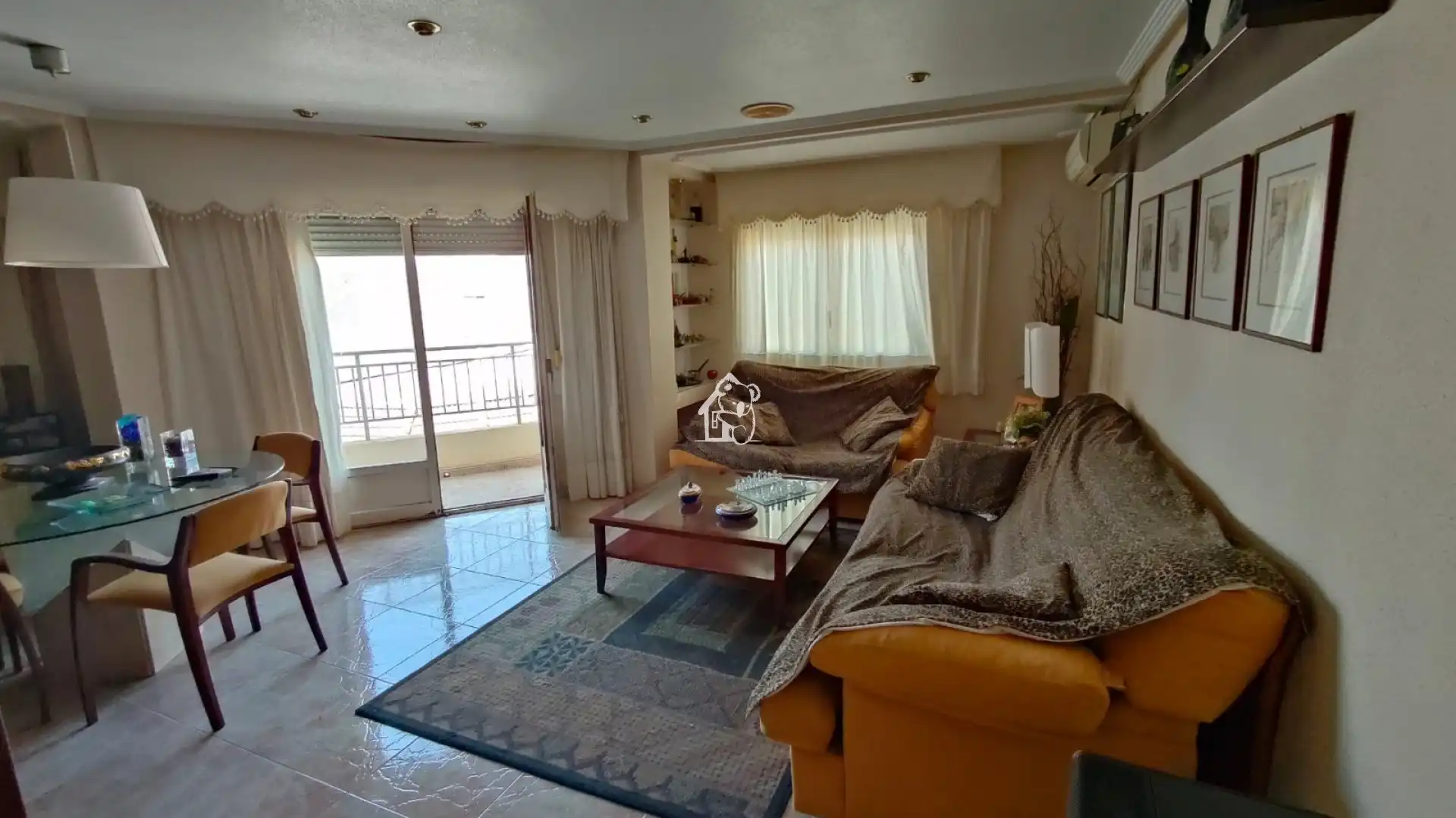 Sala de estar de Apartamento de alquiler en Rojales con Aire acondicionado, Trastero y Amueblado