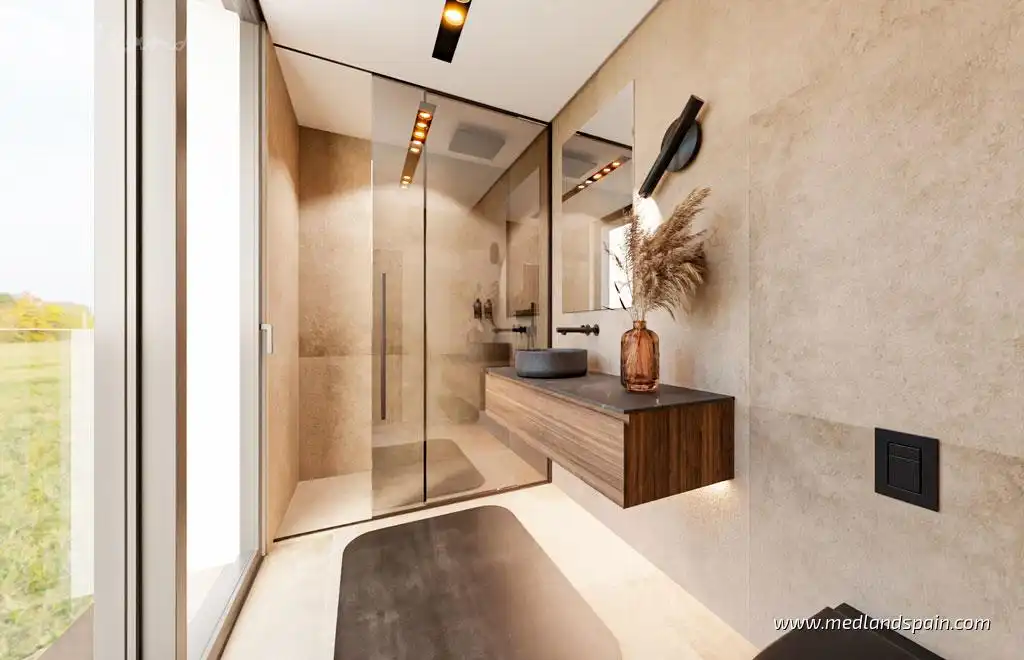 Bathroom of Houses for sale in Orihuela  with Air Conditioner, Heating and Private garden