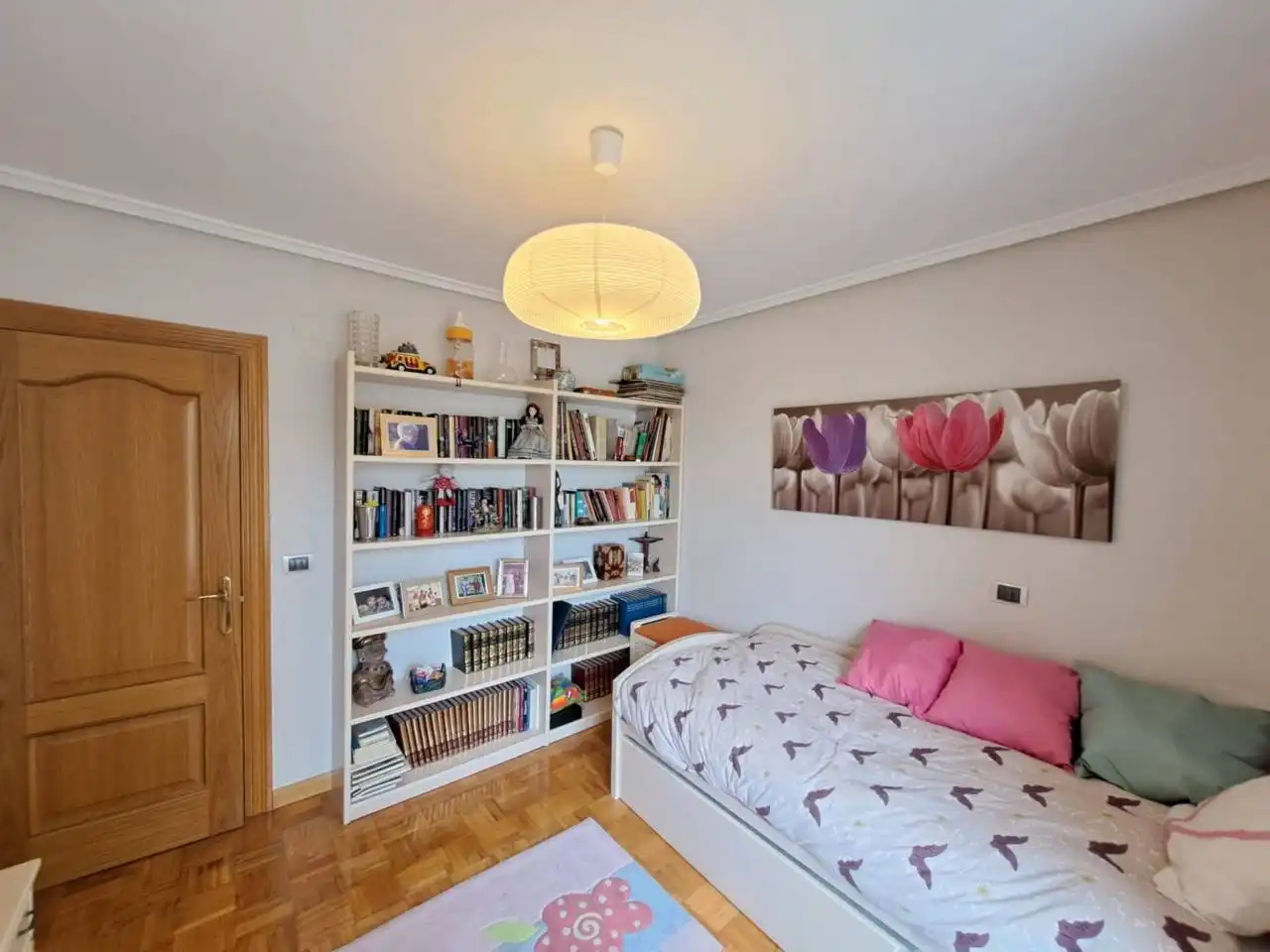 Schlafzimmer von Wohnung zur Miete in Burgos mit Heizung, Parkett und Abstellraum