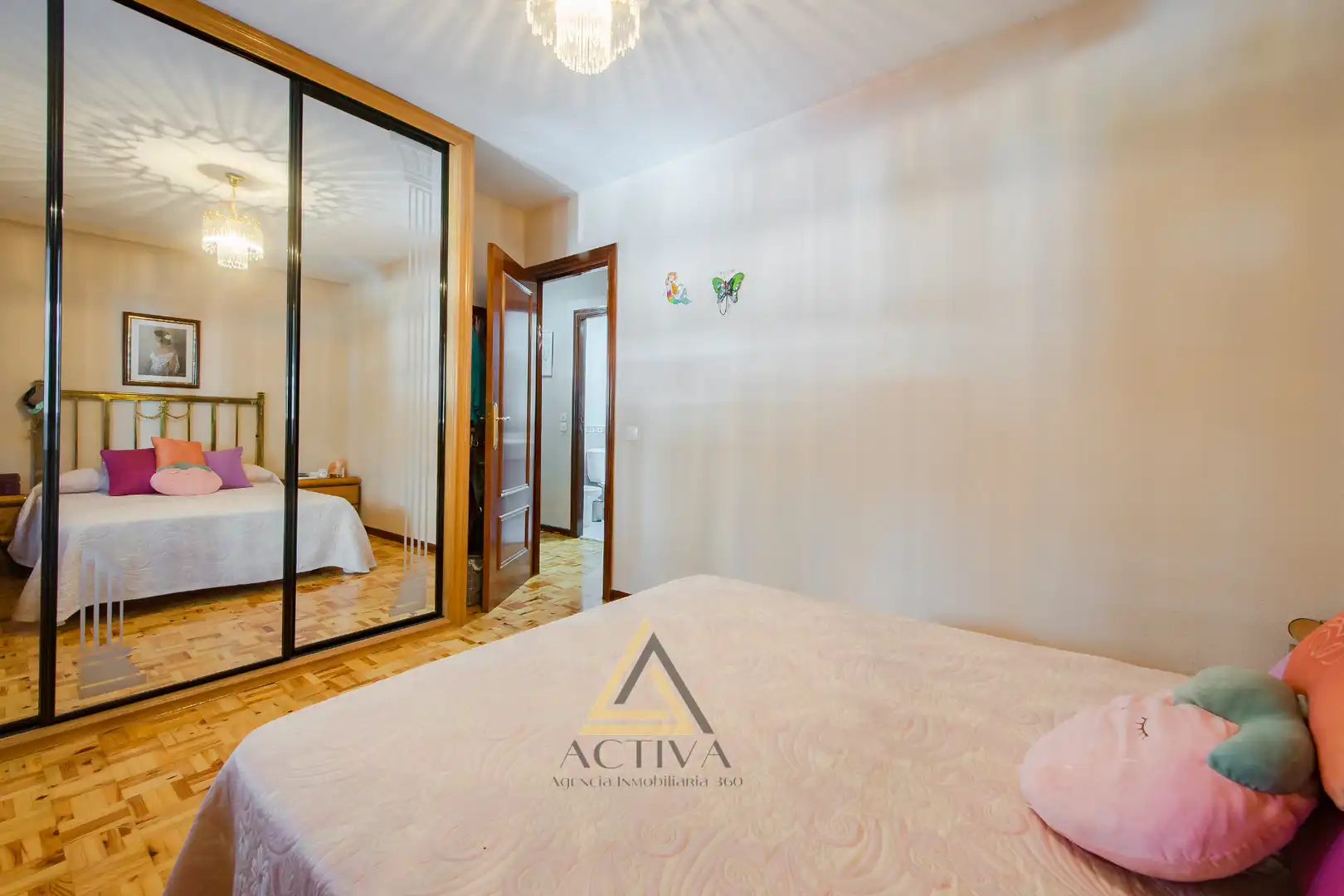 Bedroom of Flat for sale in Fuenlabrada  with Air Conditioner, Terrace and Furnished